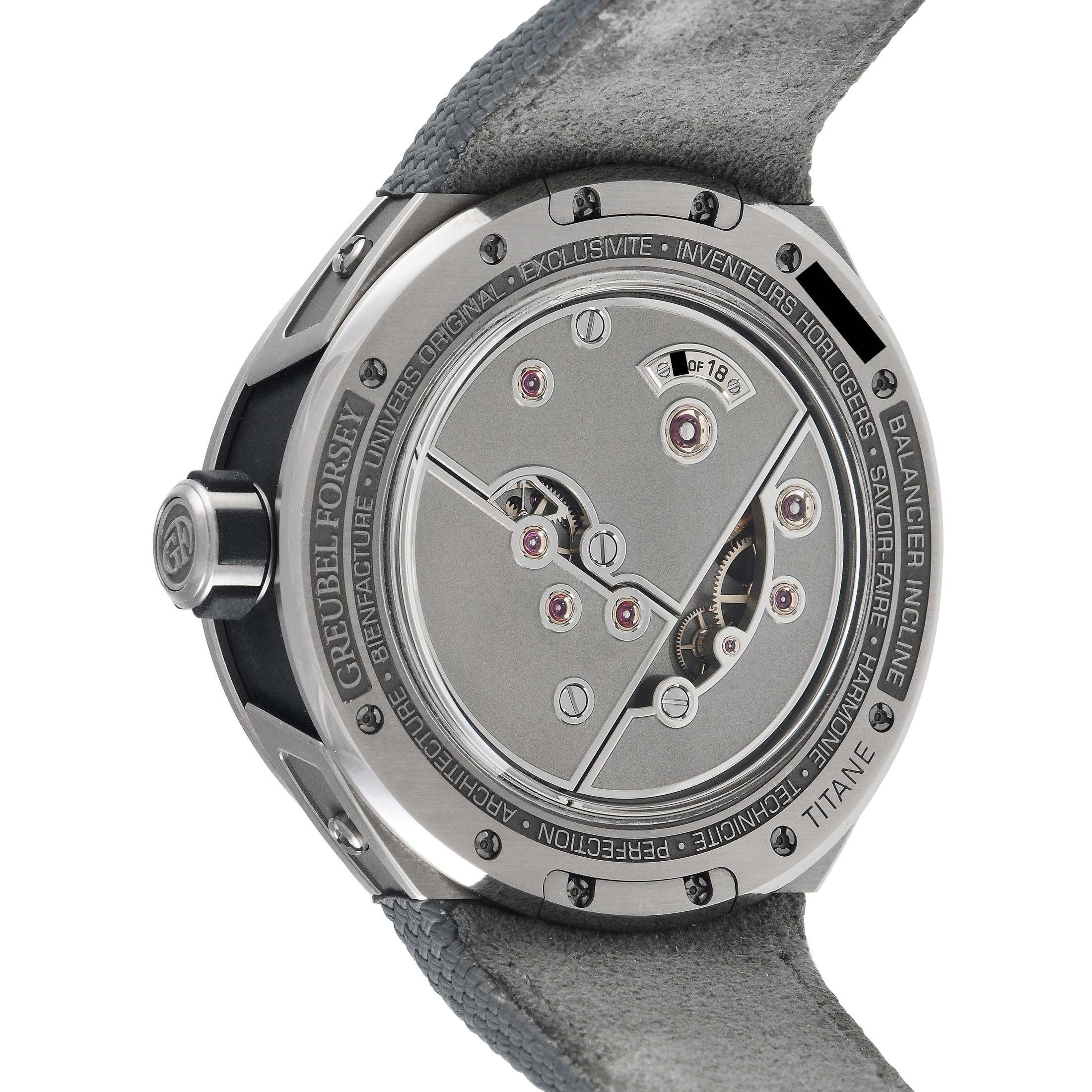Greubel Forsey Balancier S Incline Titanium Watch