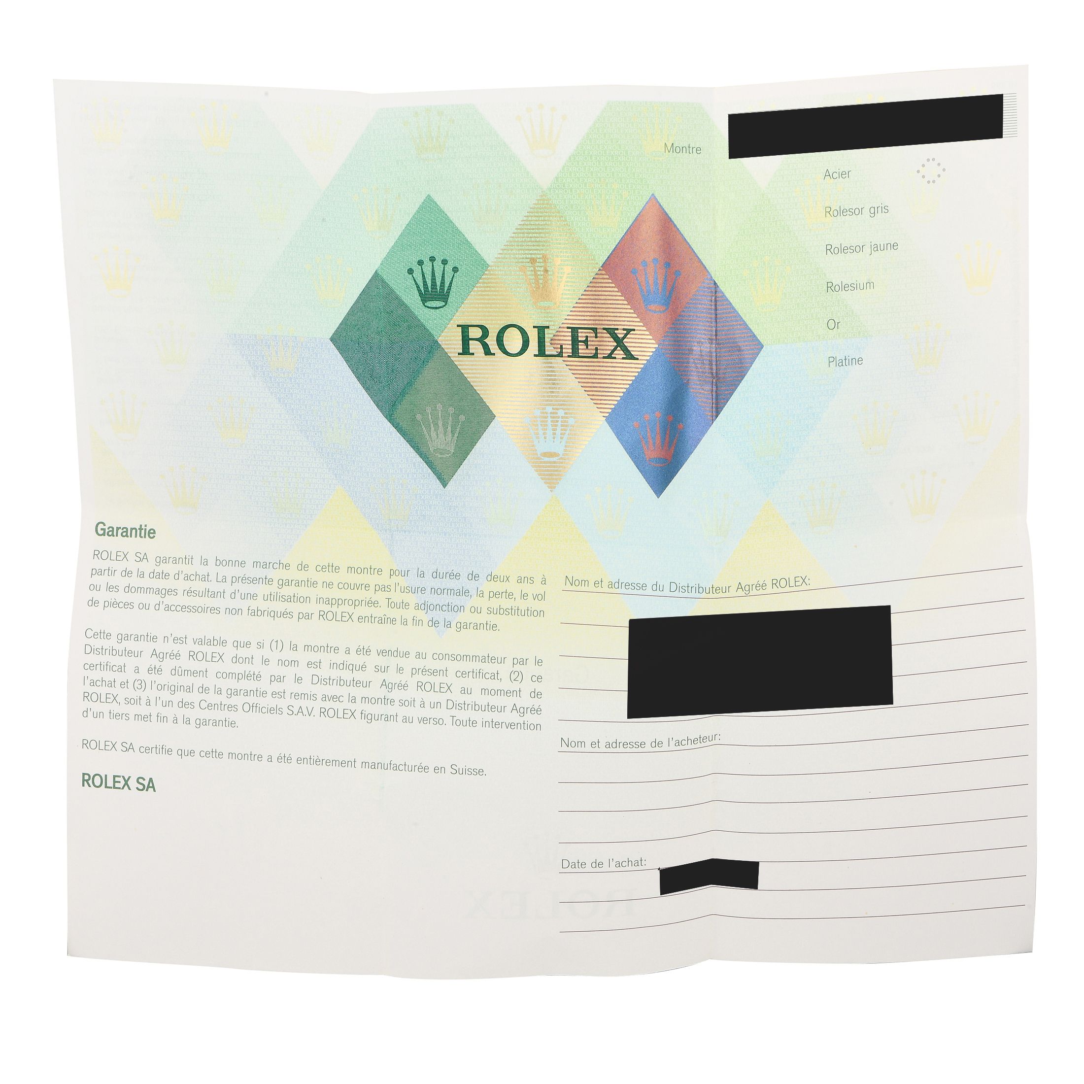 Rolex Submariner Watch 14060M