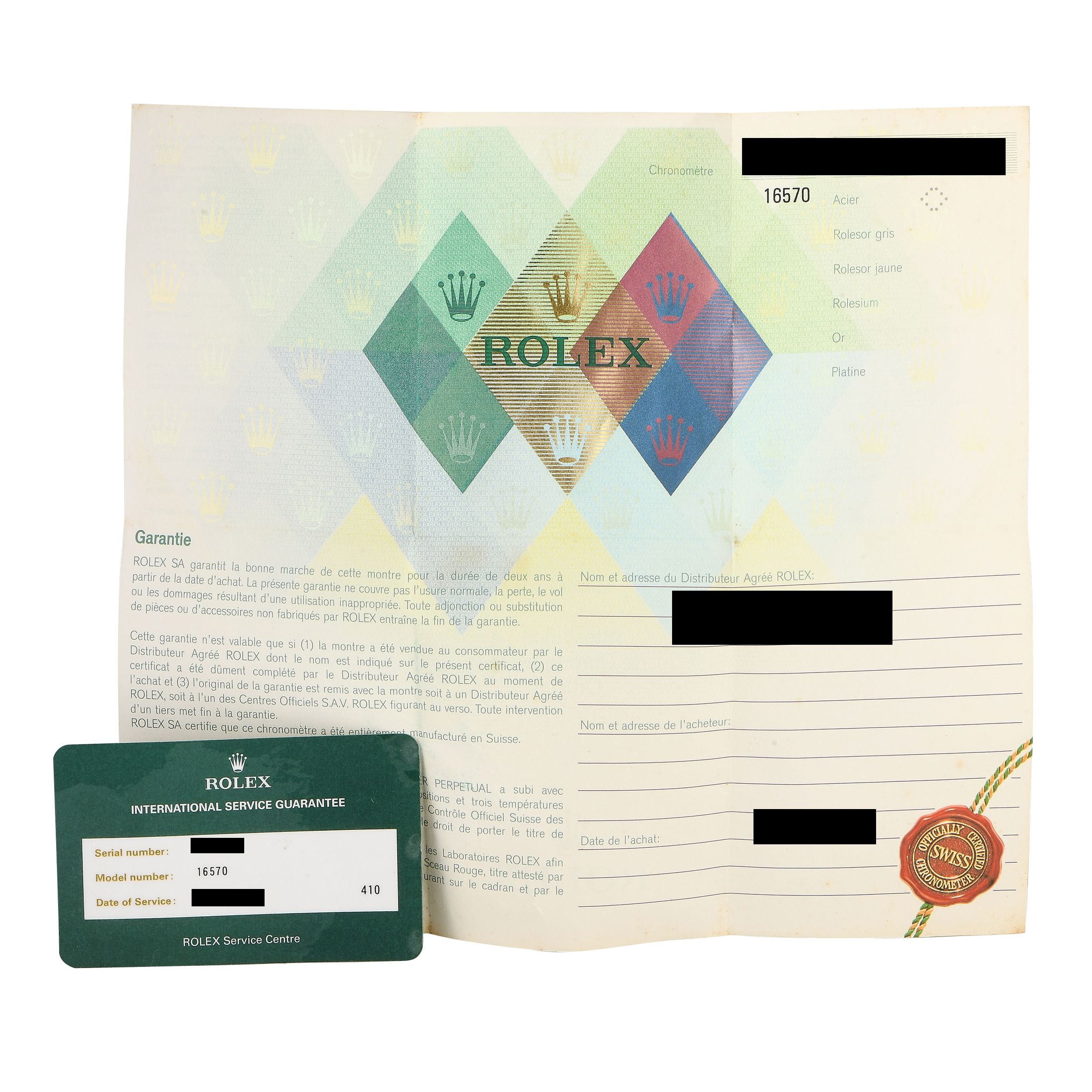 Rolex Explorer II Watch 16570