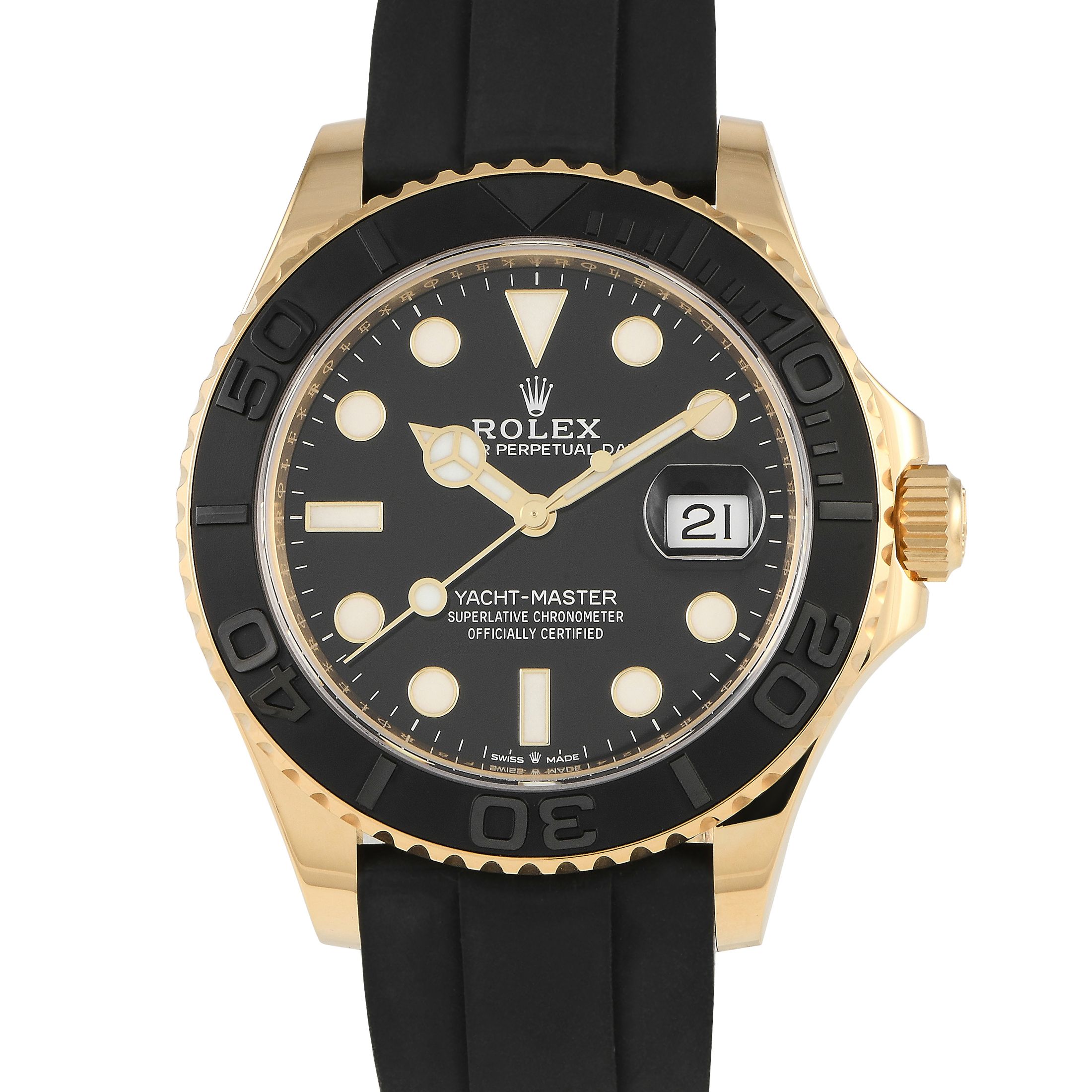 Rolex Yacht-Master 42 Yellow Gold Watch 226658
