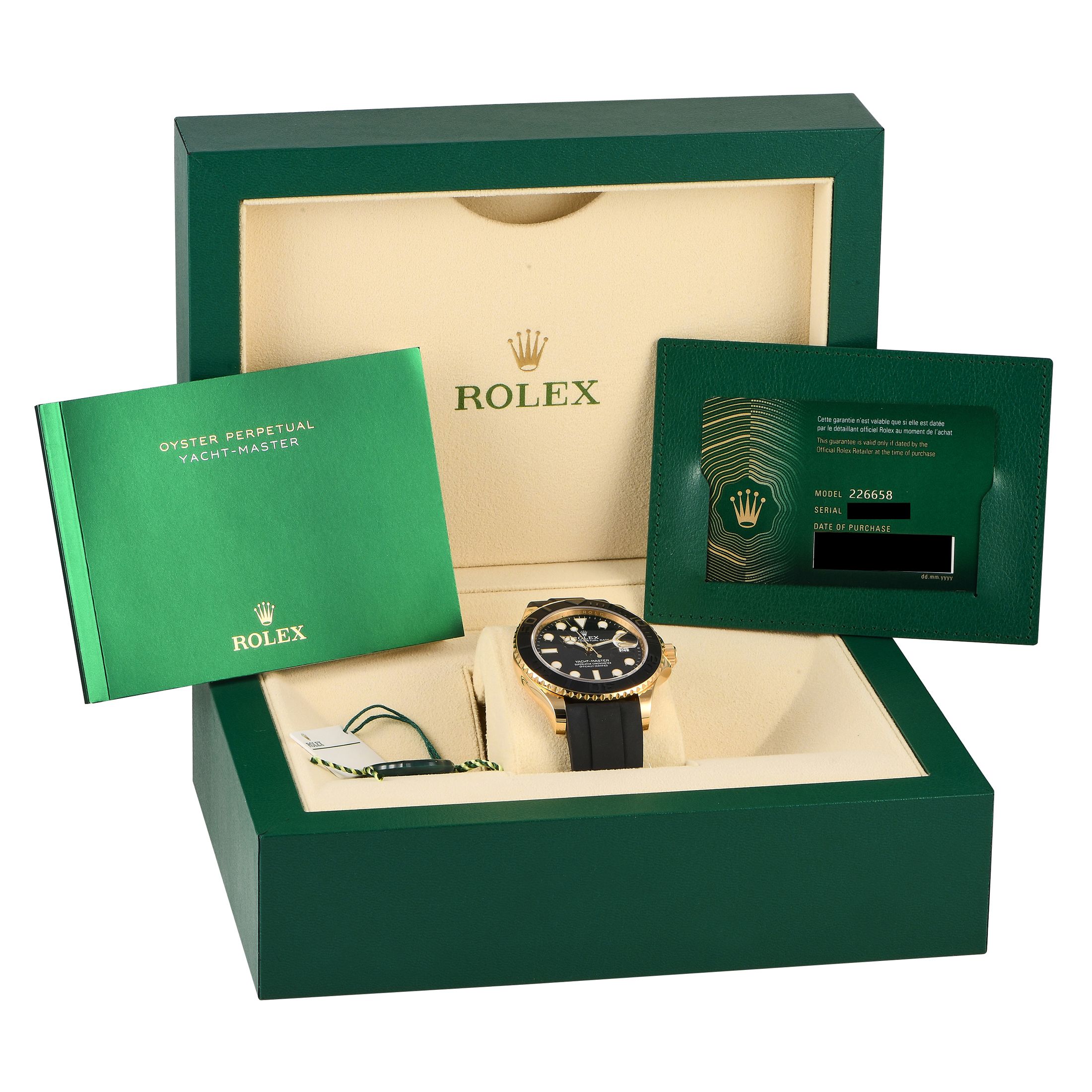 Rolex Yacht-Master 42 Yellow Gold Watch 226658