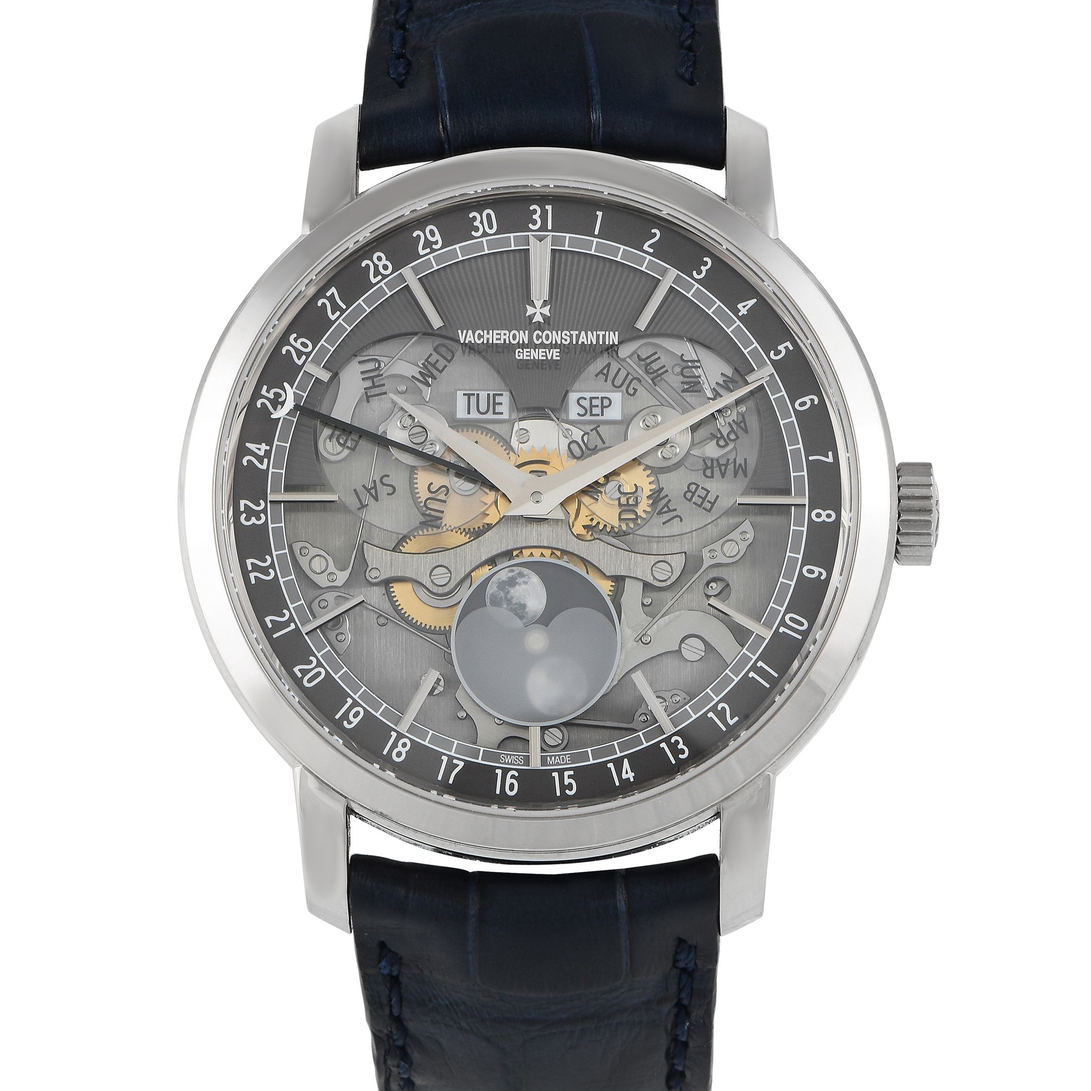Vacheron Constantin Traditionnelle Complete Calendar Openface Watch 4020T/000G-B655