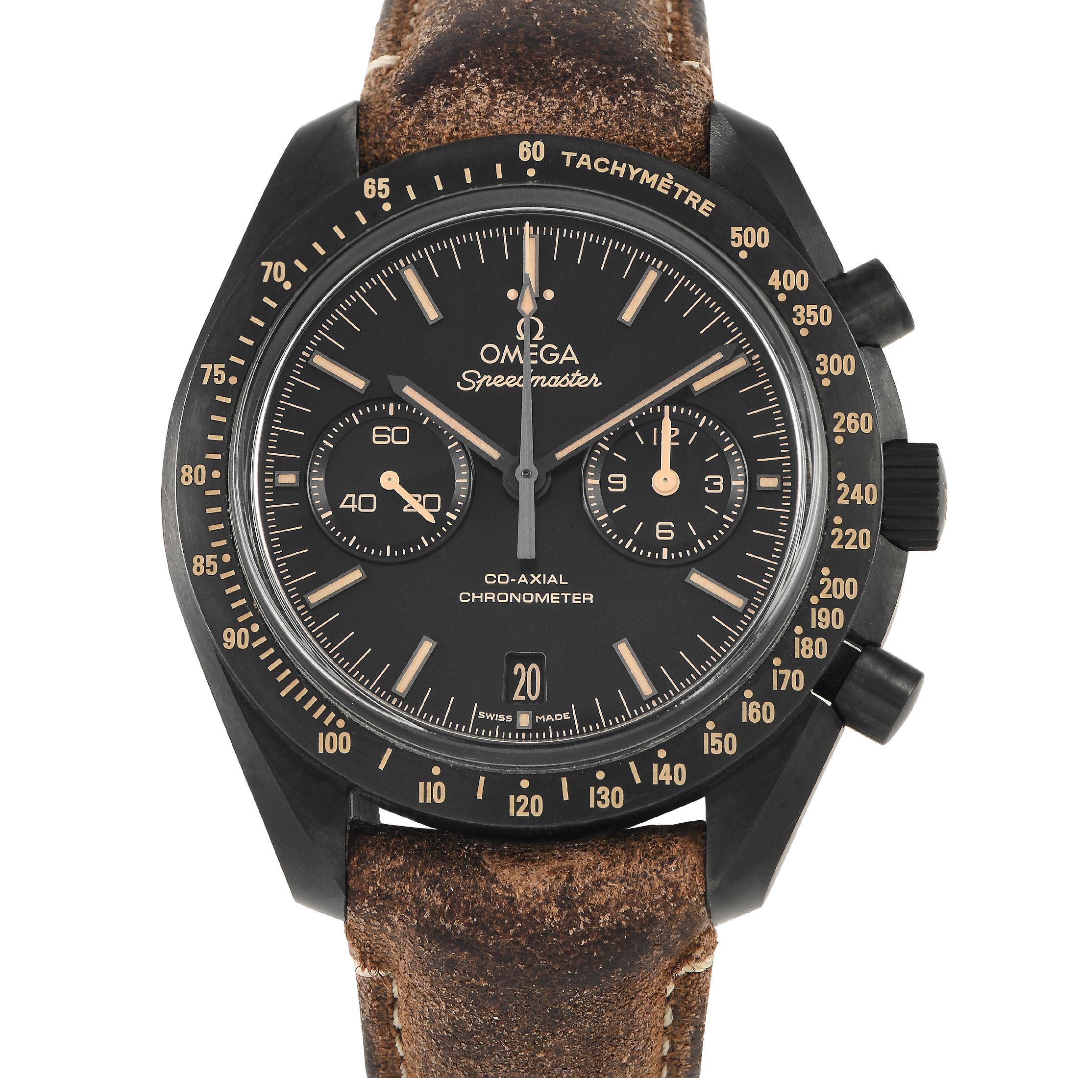 Omega Speedmaster Dark Side of the Moon Vintage Black Chronograph Watch 31192445101006