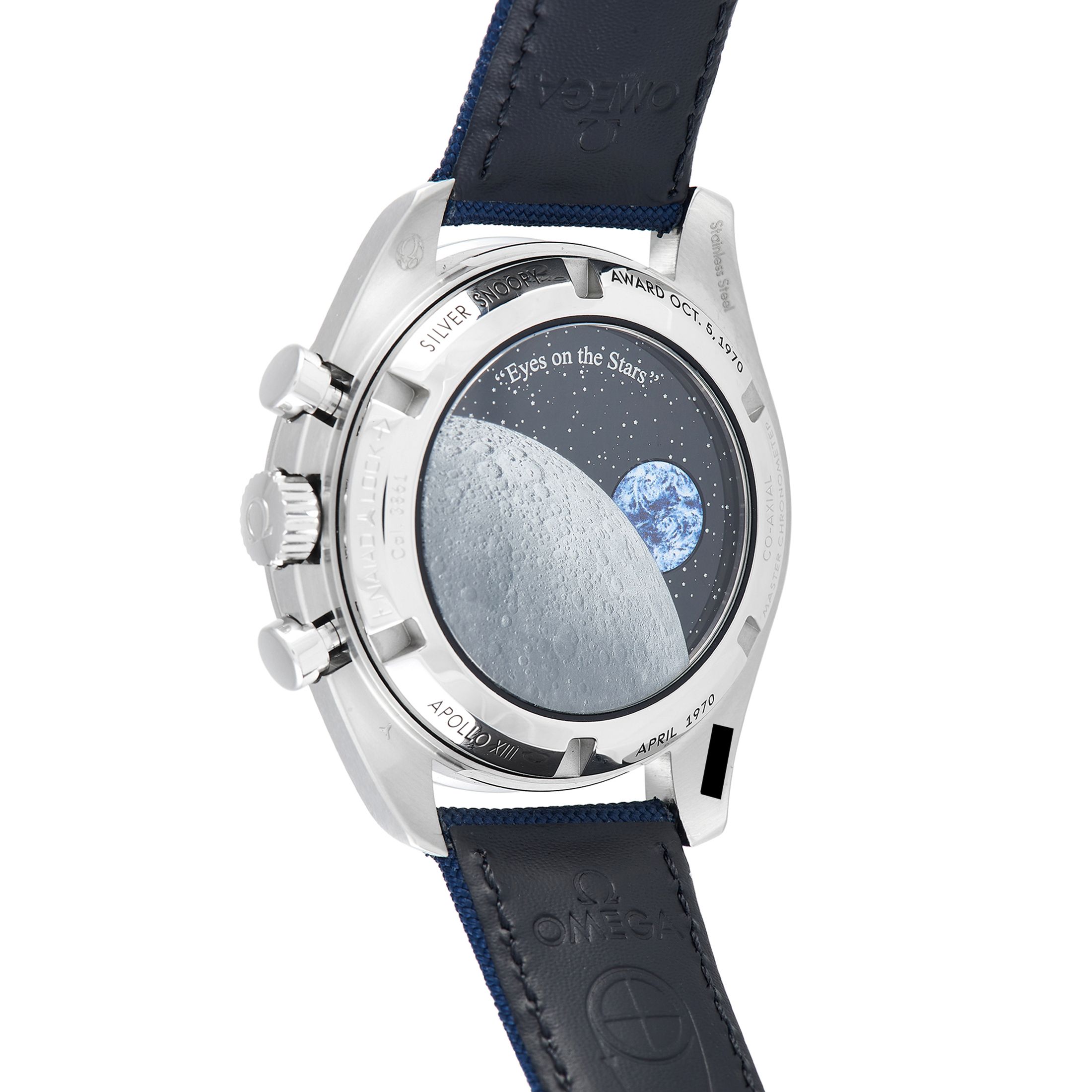 Omega Speedmaster Silver Snoopy Award 50th Anniversary Watch 310.32.42.50.02.001