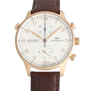 IWC Portuguese Rattrapante Split Second Chronograph Watch IW3712-003