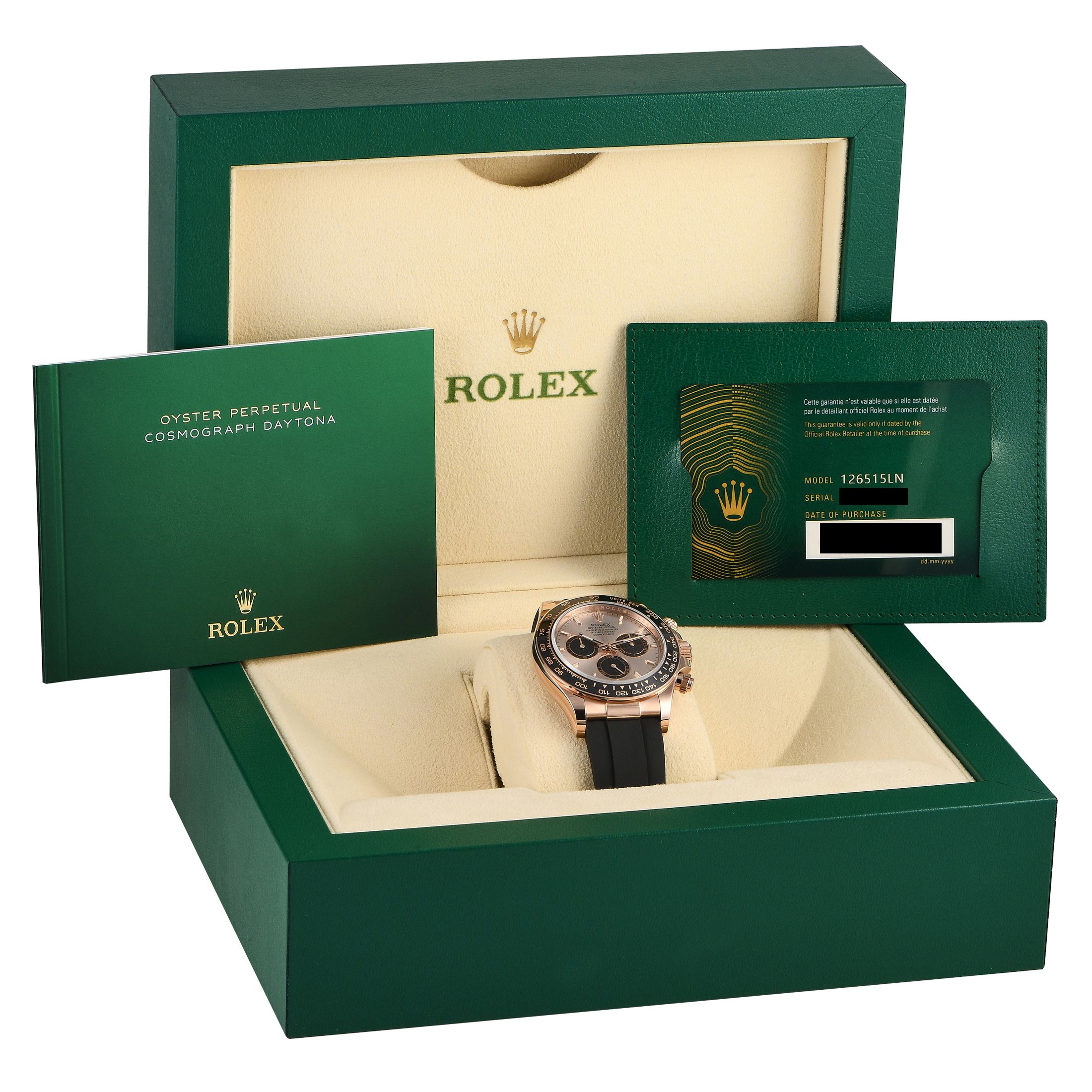 Rolex Cosmograph Daytona Sundust Dial Watch 126515LN