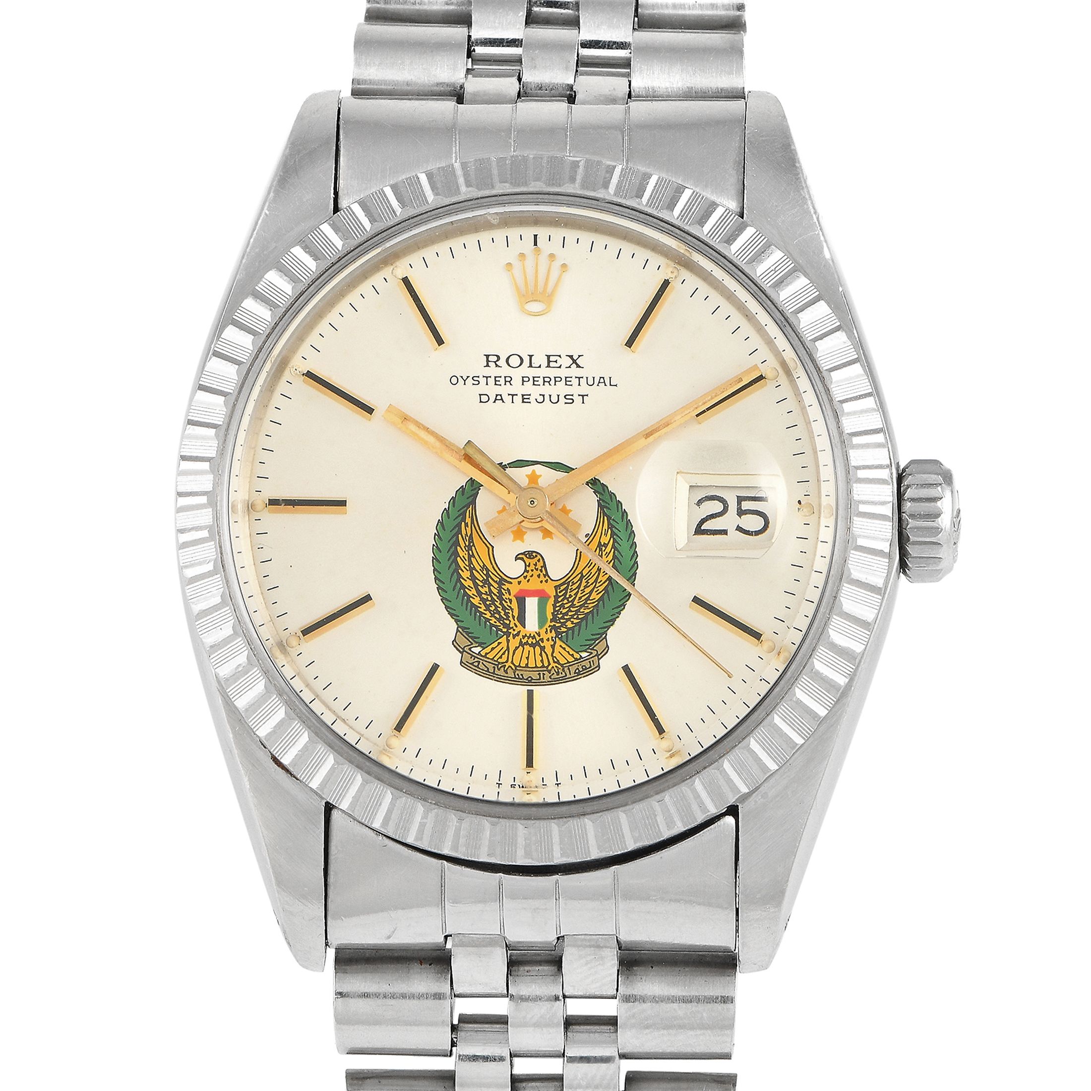 Rolex Datejust UAE Armed Forces Watch UAE Logo 16030