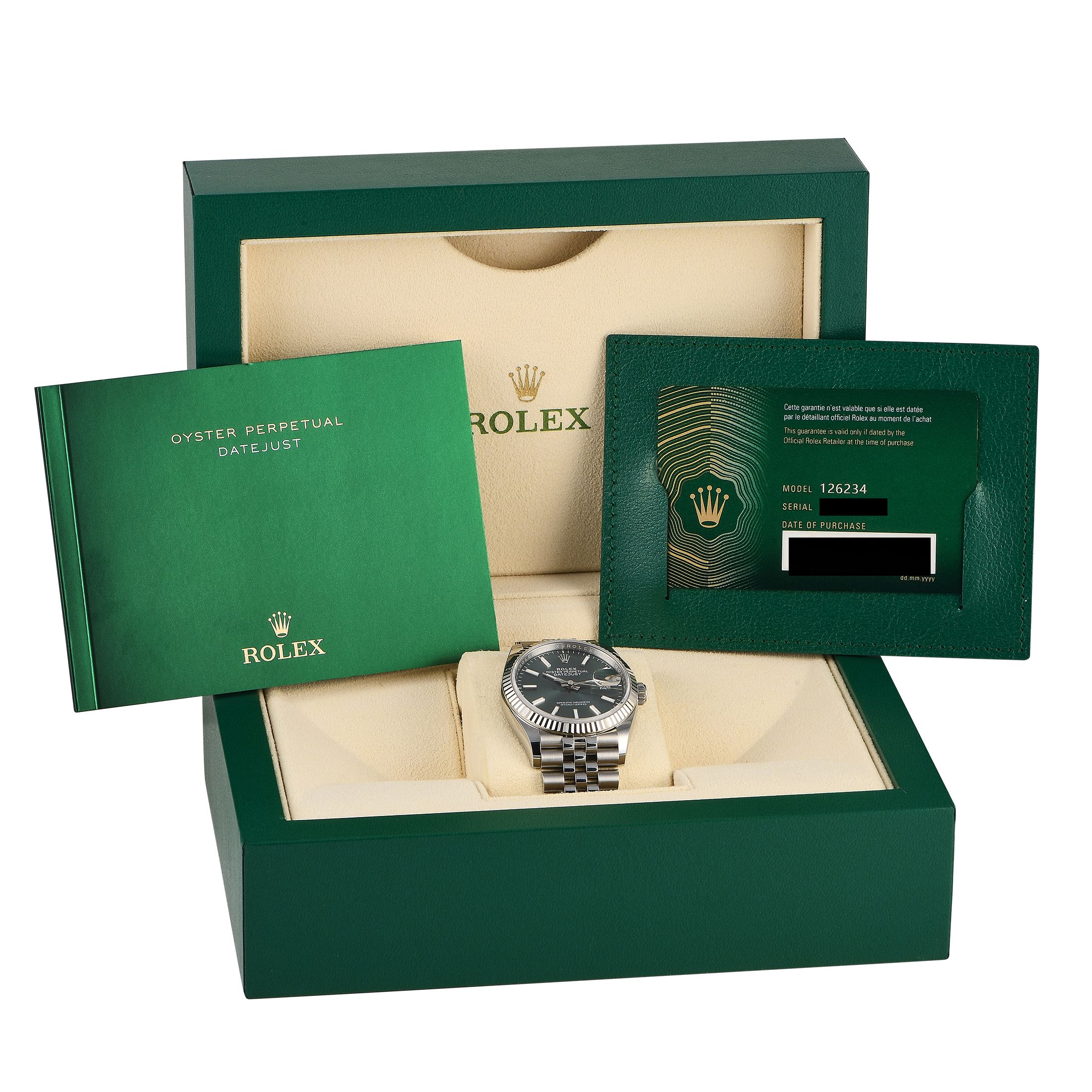 Rolex Datejust 36 Mint Green Watch 126234