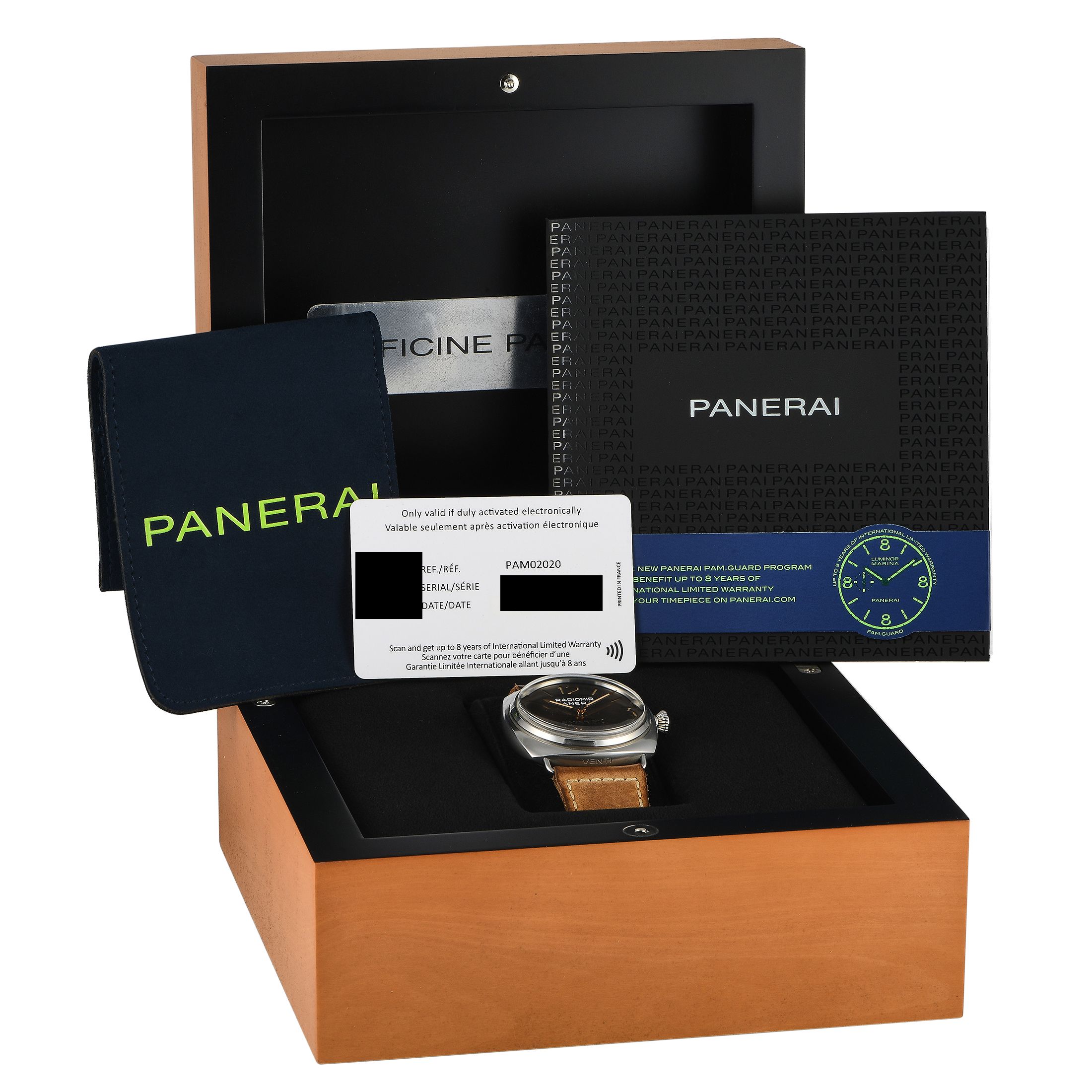 Officine Panerai Radiomir Venti Paneristi 20th Anniversary Watch PAM02020