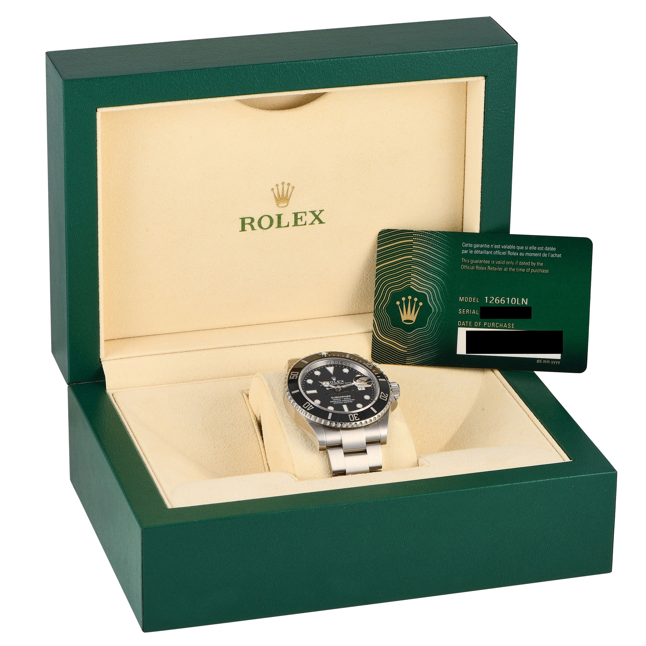 Rolex Submariner Date Watch 126610LN
