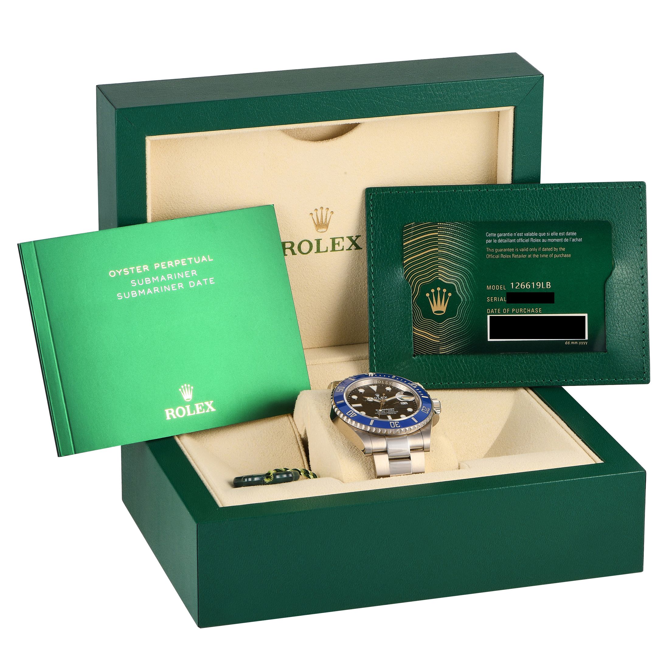 Rolex Submariner Date Watch 126619LB