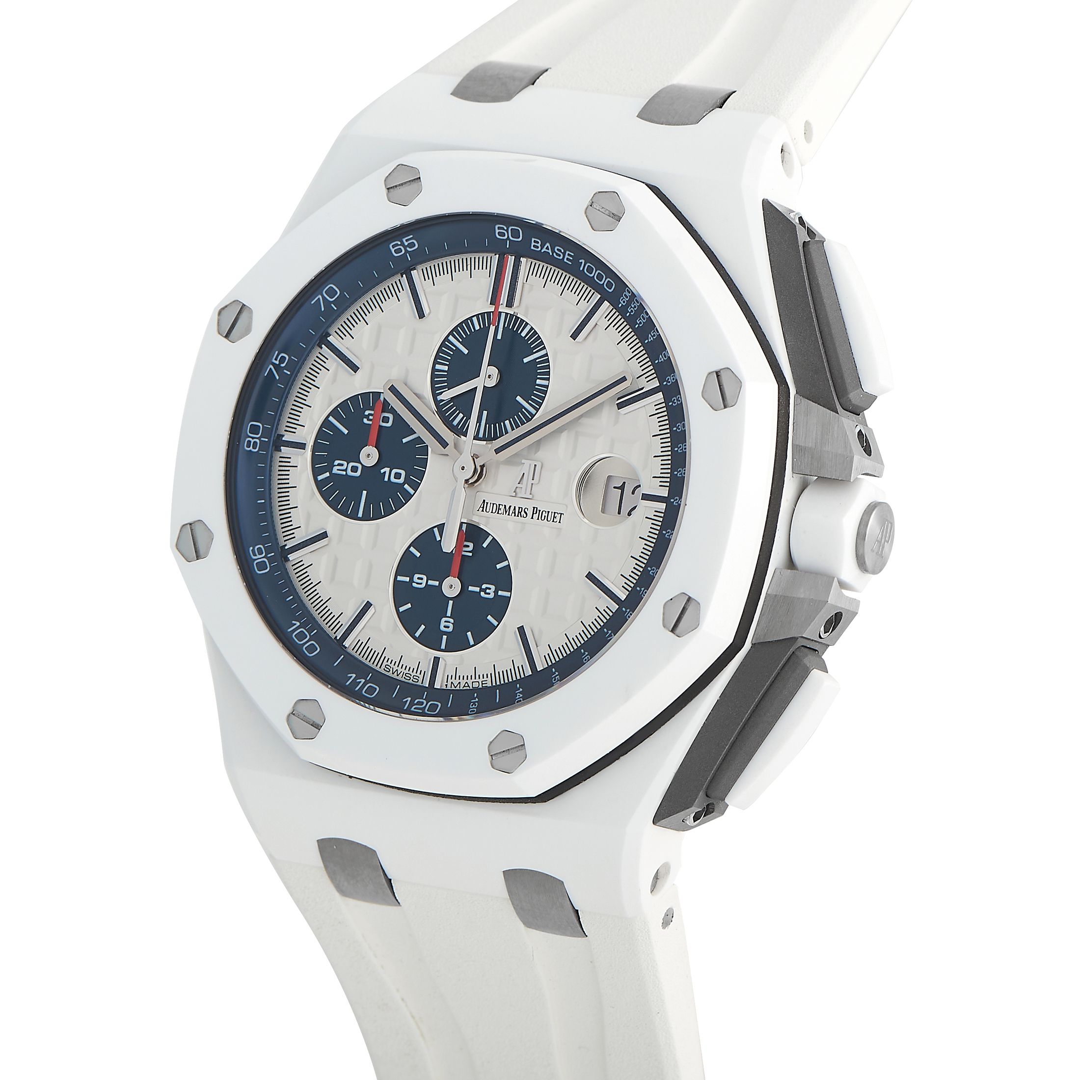 Audemars Piguet Royal Oak Offshore Chronograph White Ceramic Watch 26402CB.OO.A010CA.01