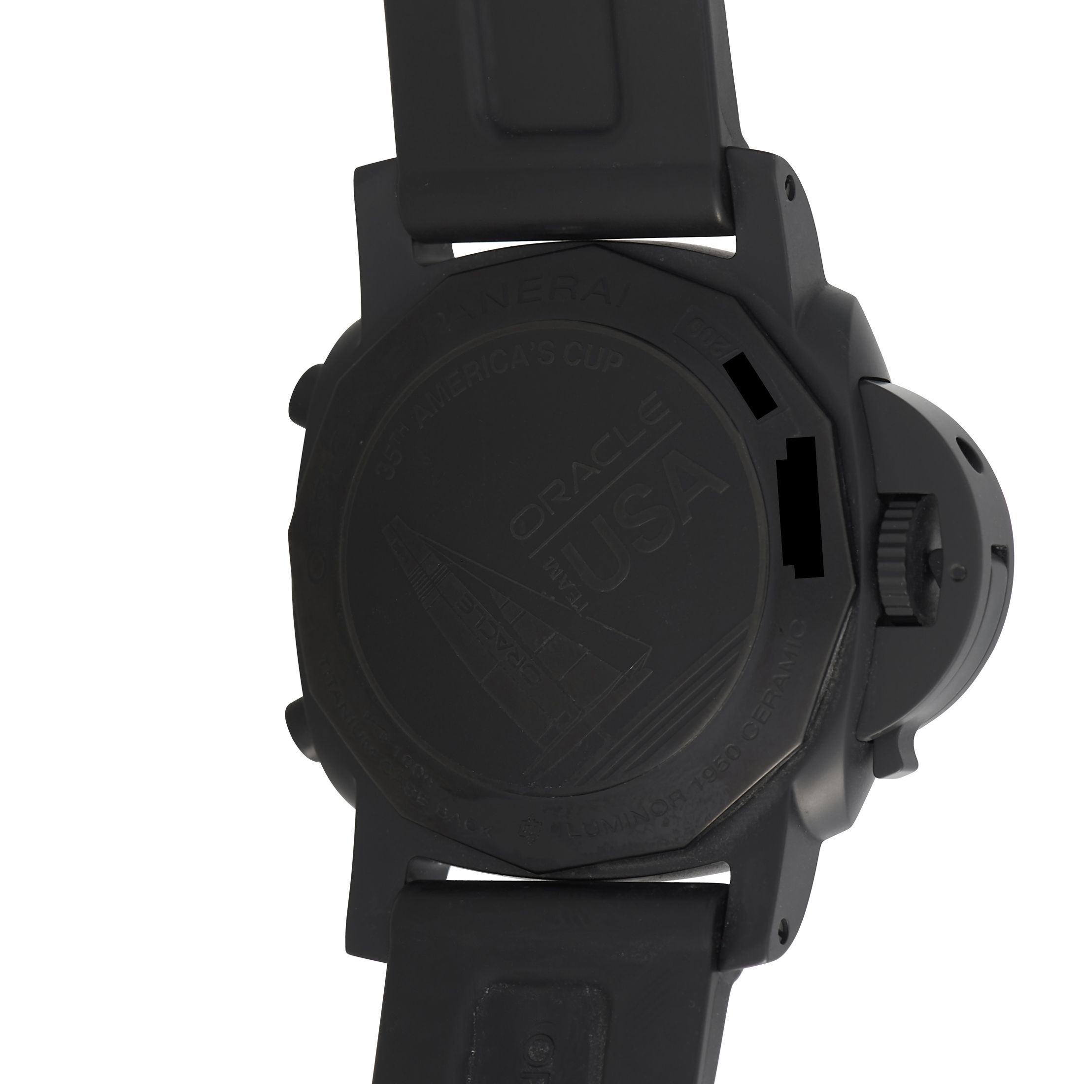 Officine Panerai Luminor 1950 Oracle Team USA 3 Days Flyback Chronograph Watch PAM00725