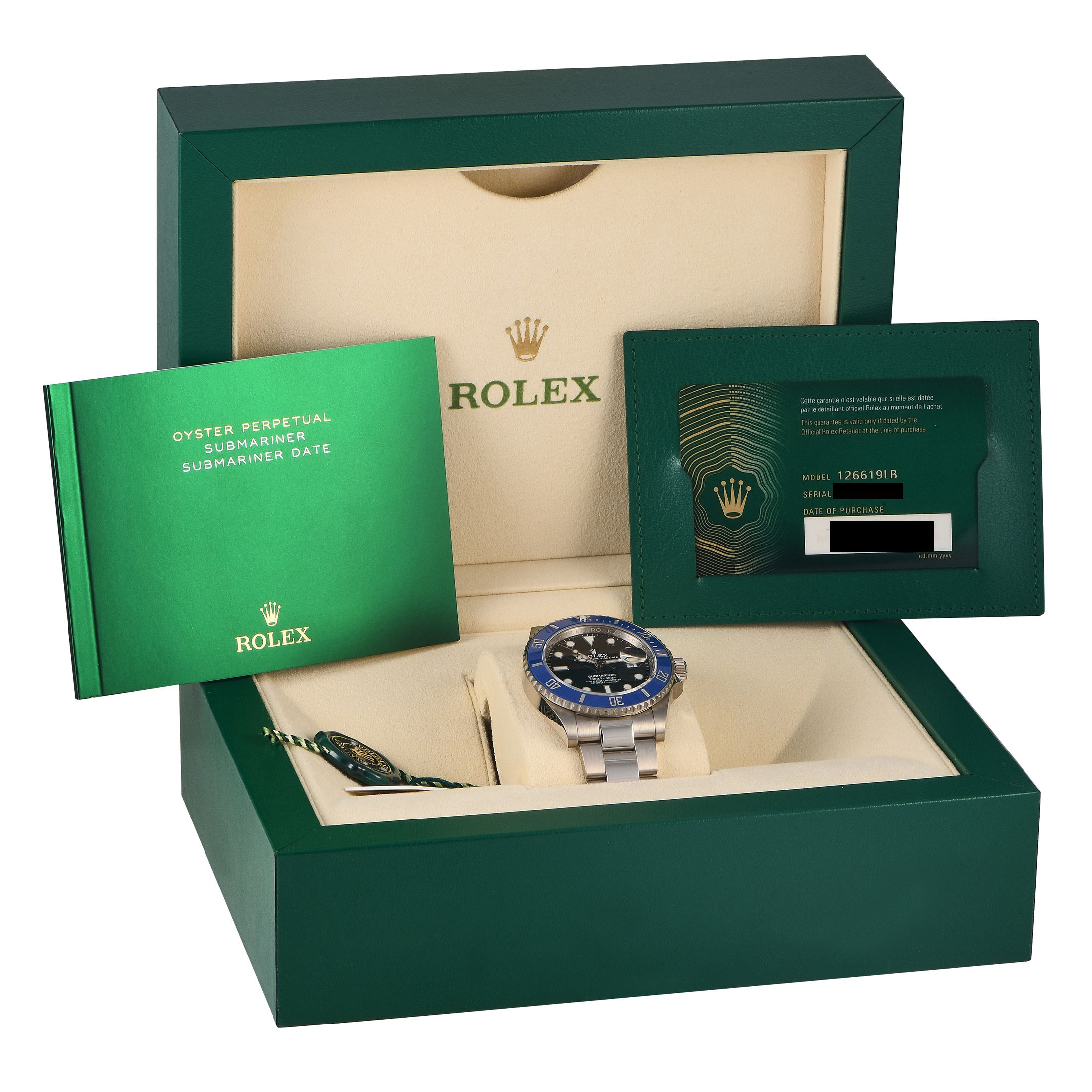 Rolex Submariner Date Watch 126619LB