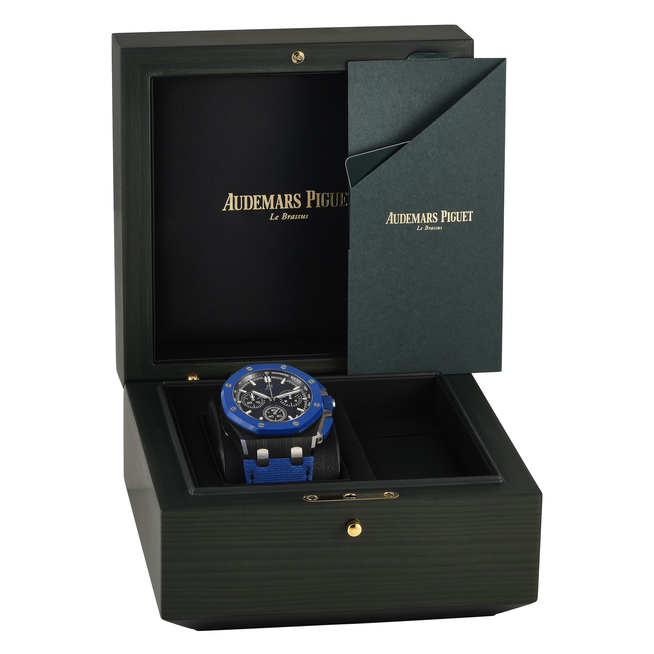 Audemars Piguet Royal Oak Offshore Blue Ceramic Bezel Watch 26420CE.OO.A043VE.01