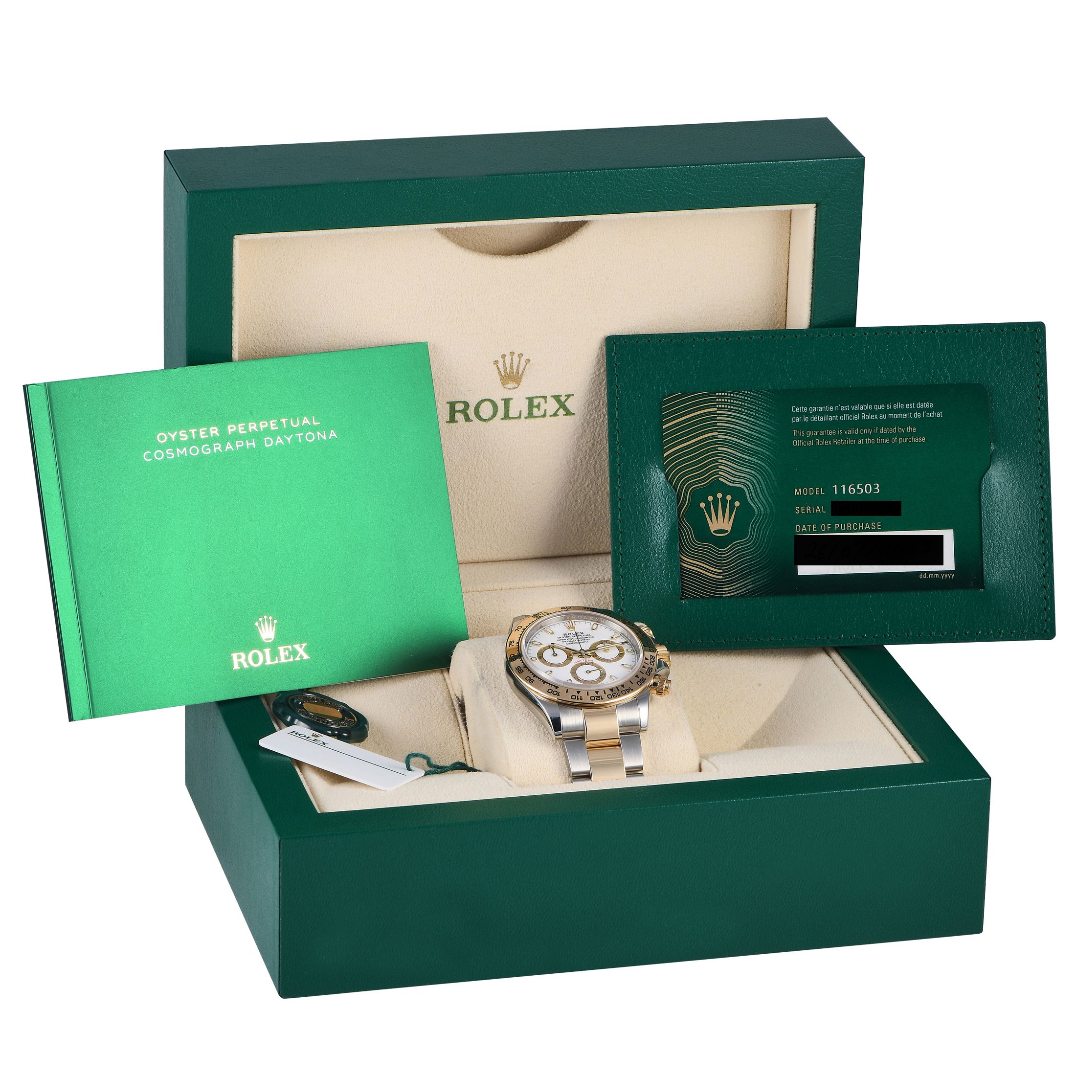 Rolex Daytona White Dial Watch 116503