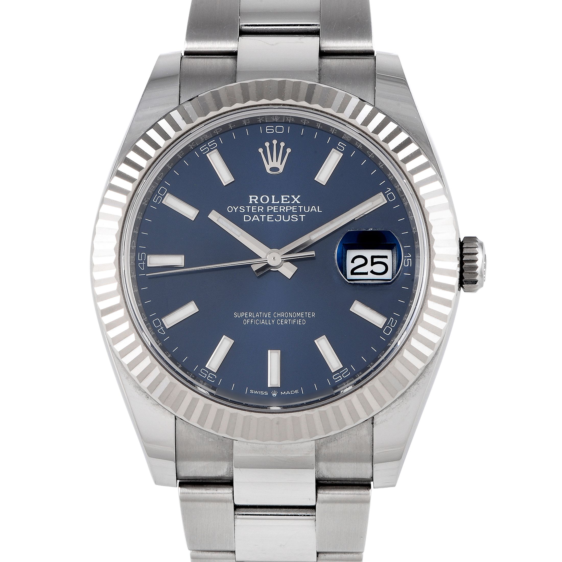 Rolex Datejust Blue Dial Watch 126334