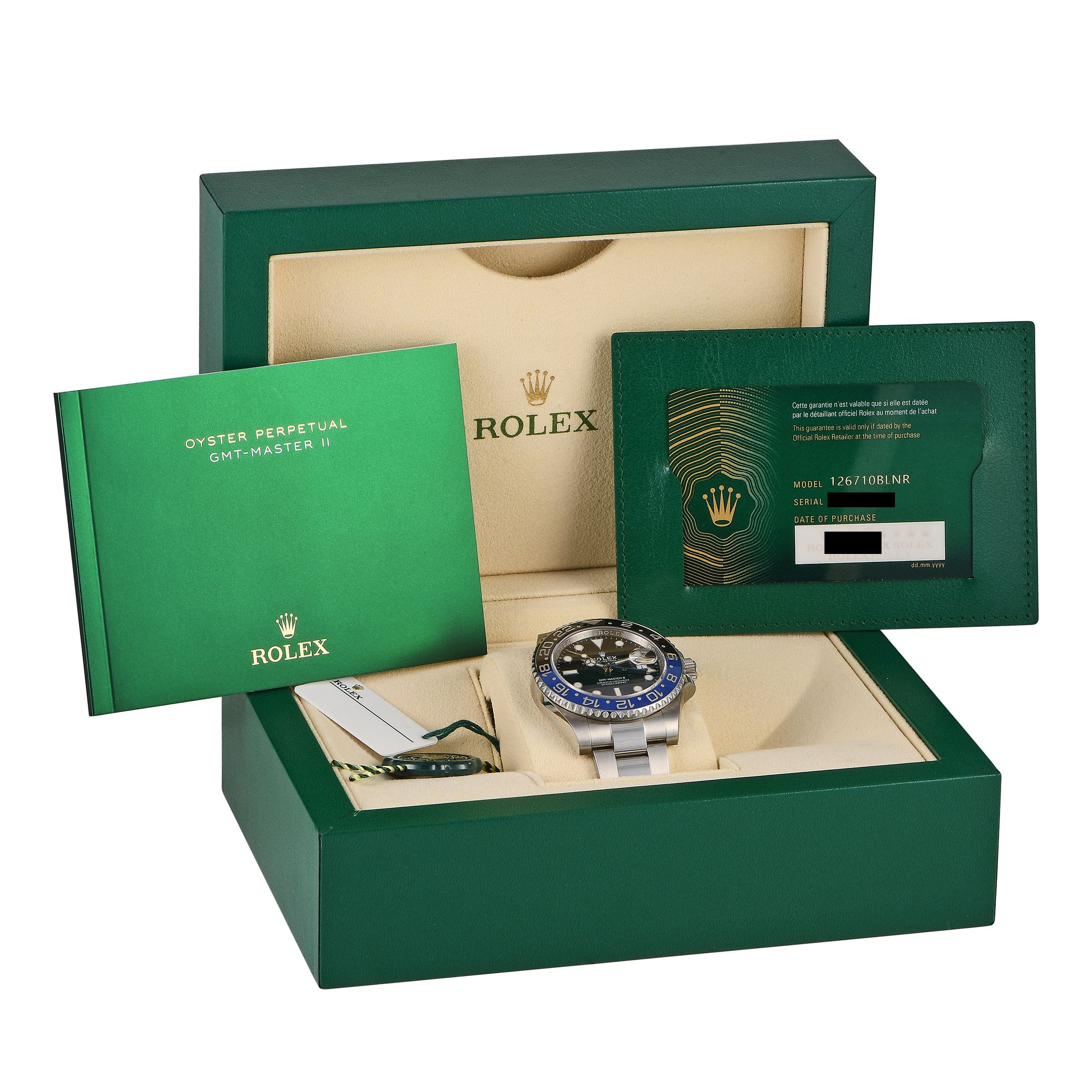 Rolex GMT-Master II Watch 126710BLNR