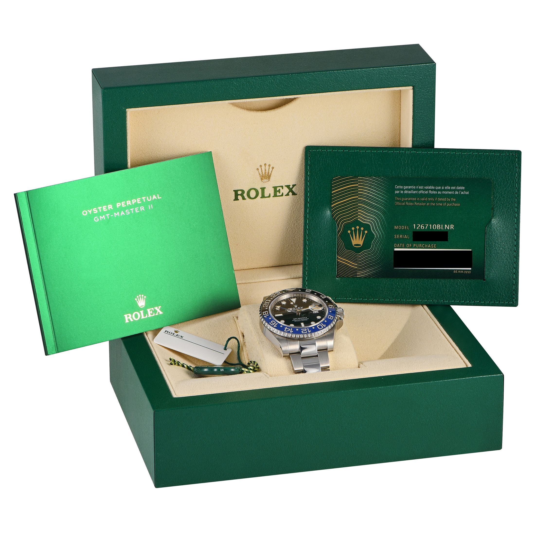 Rolex GMT-Master II Watch 126710BLNR