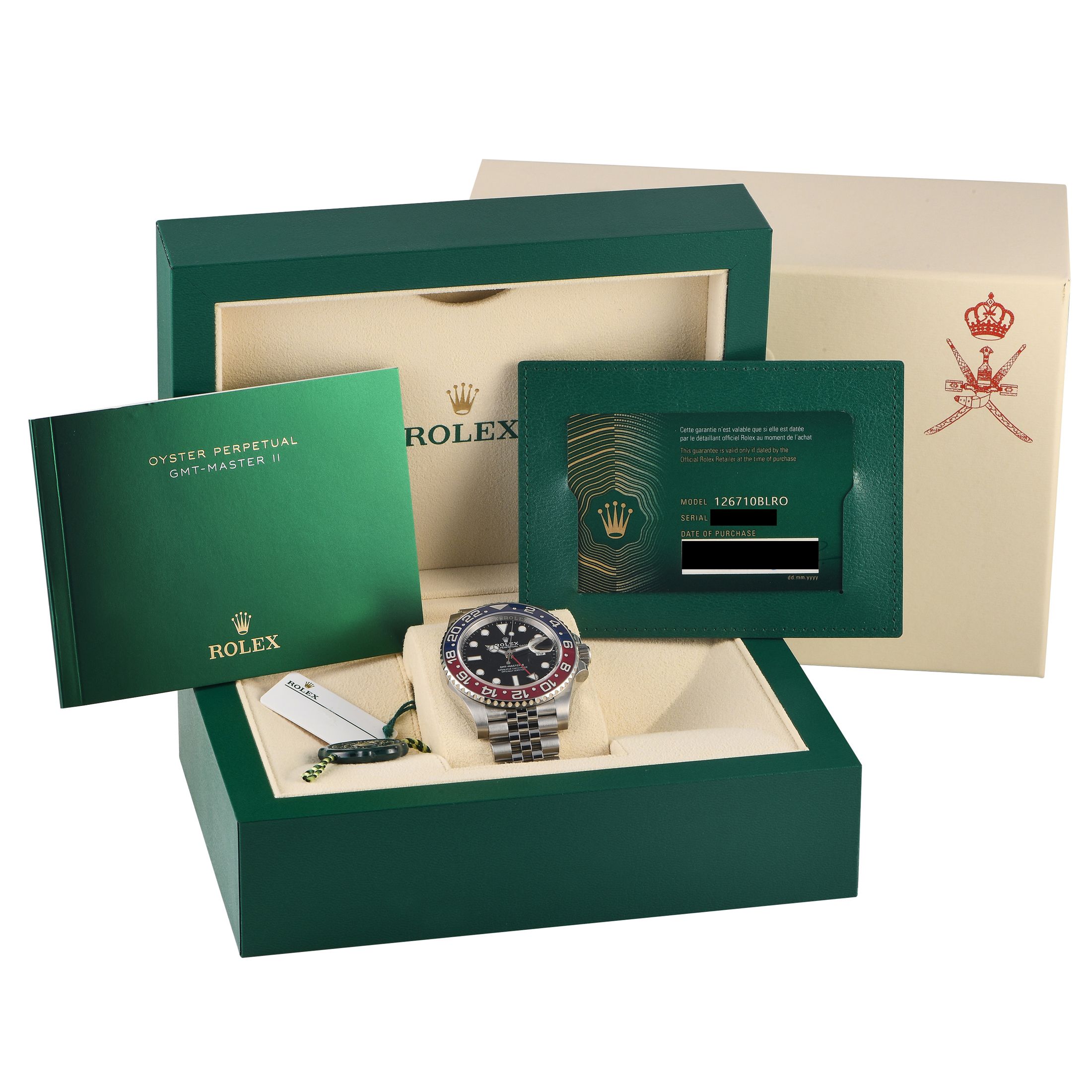 Rolex GMT-Master II Khanjar Watch 126710BLRO