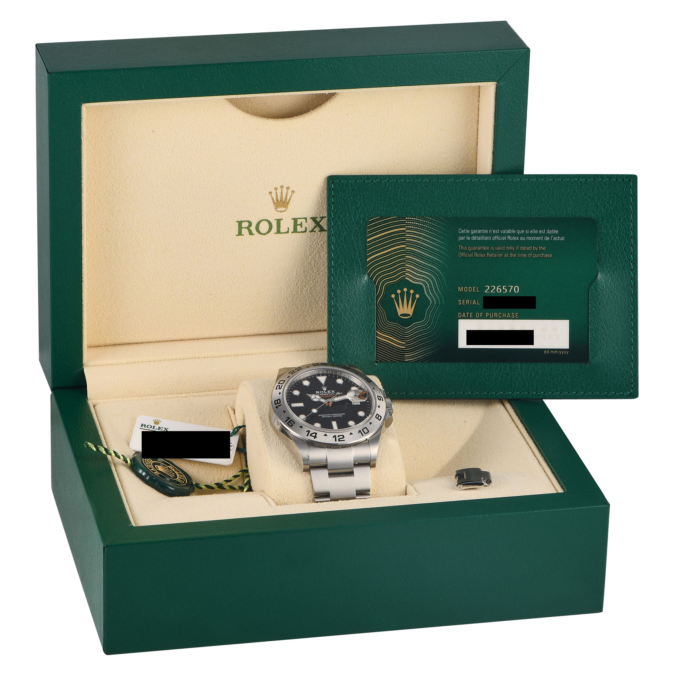 Rolex Explorer II Black Dial Watch 226570