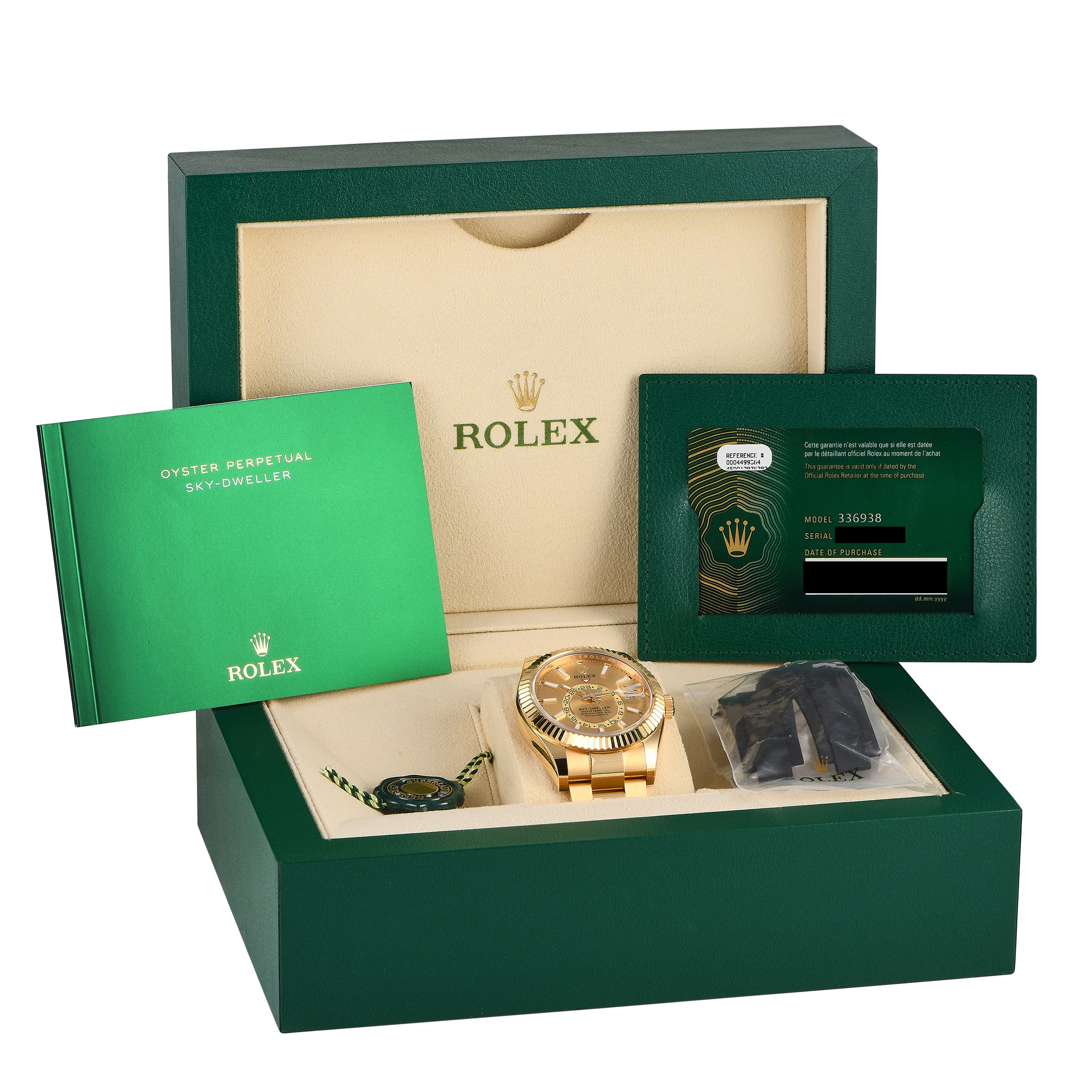 Rolex Sky-Dweller Yellow Gold Watch 336938