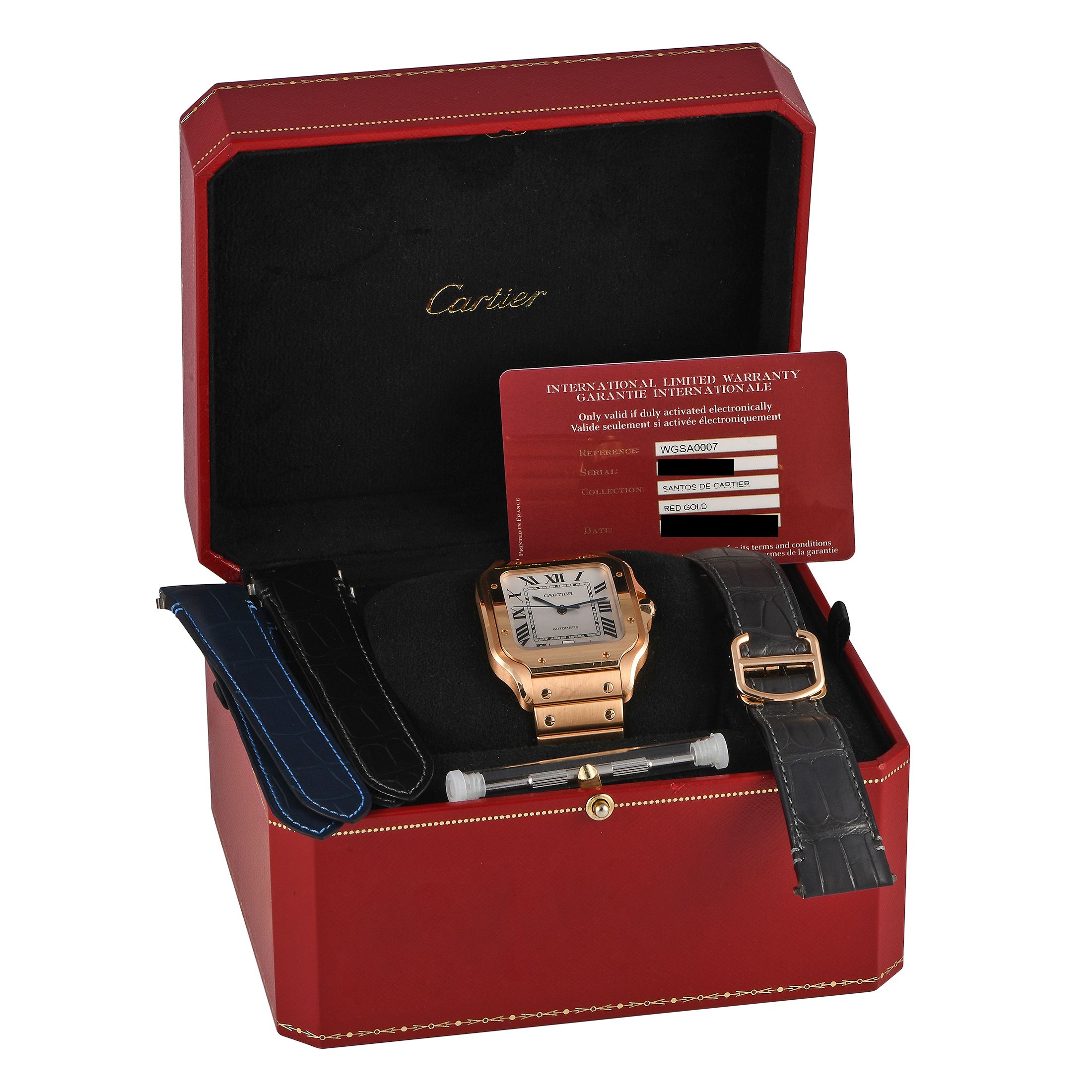 Cartier Santos Large Rose Gold WGSA0007
