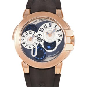 Harry Winston Ocean Dual Time Watch 400-MATZ44R