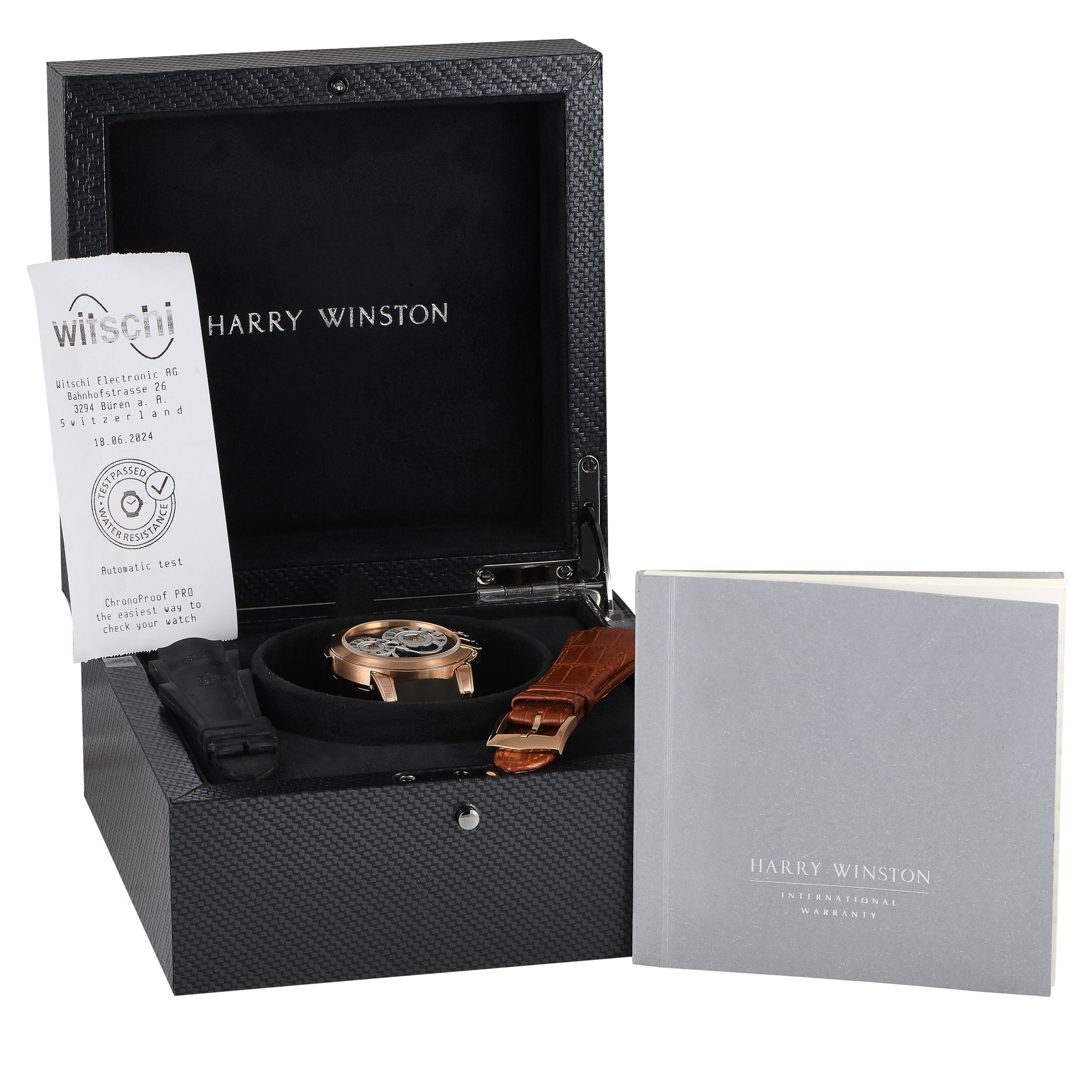 Harry Winston Ocean Dual Time Watch 400-MATZ44R