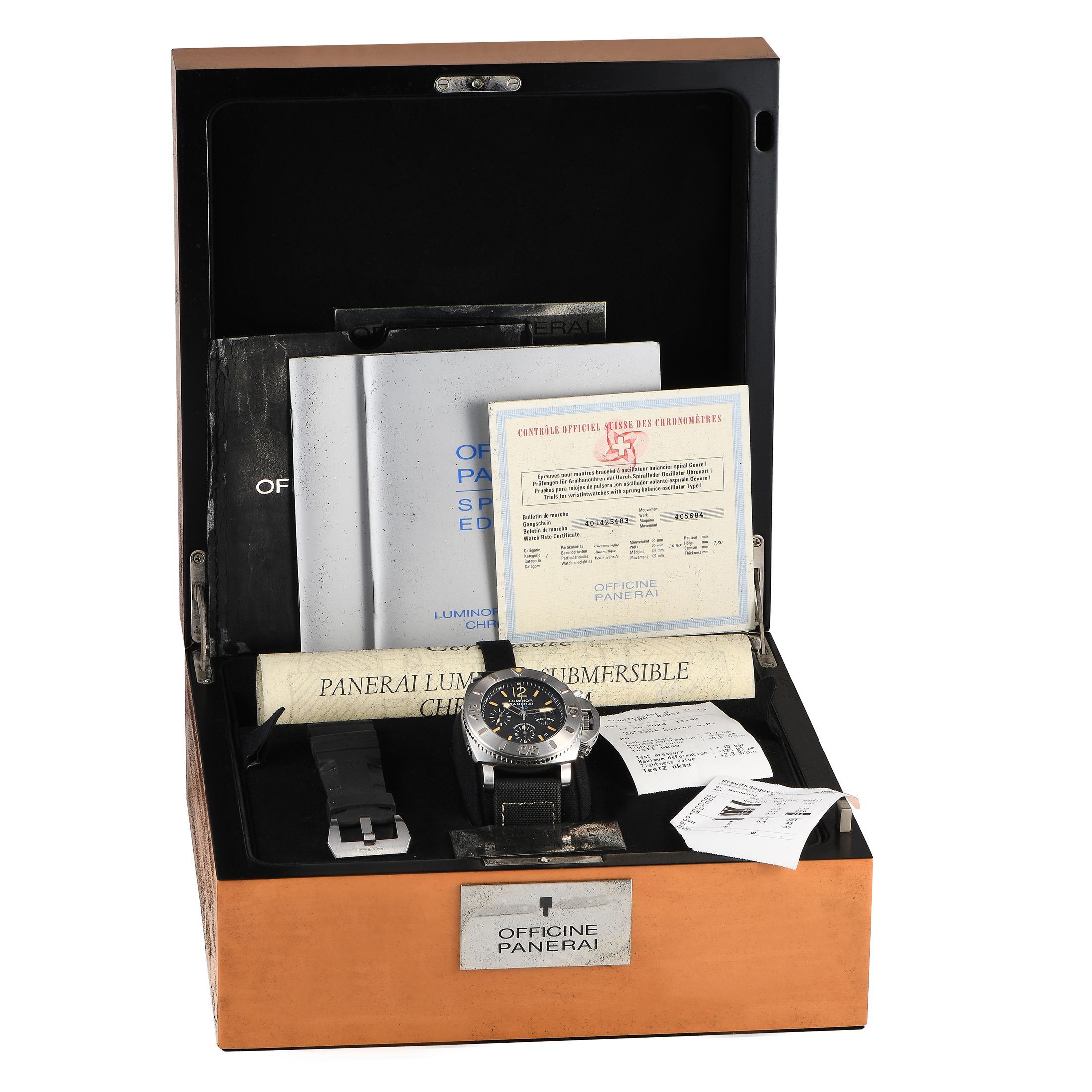 Officine Panerai Luminor Submersible 1950 Chrono Watch PAM187