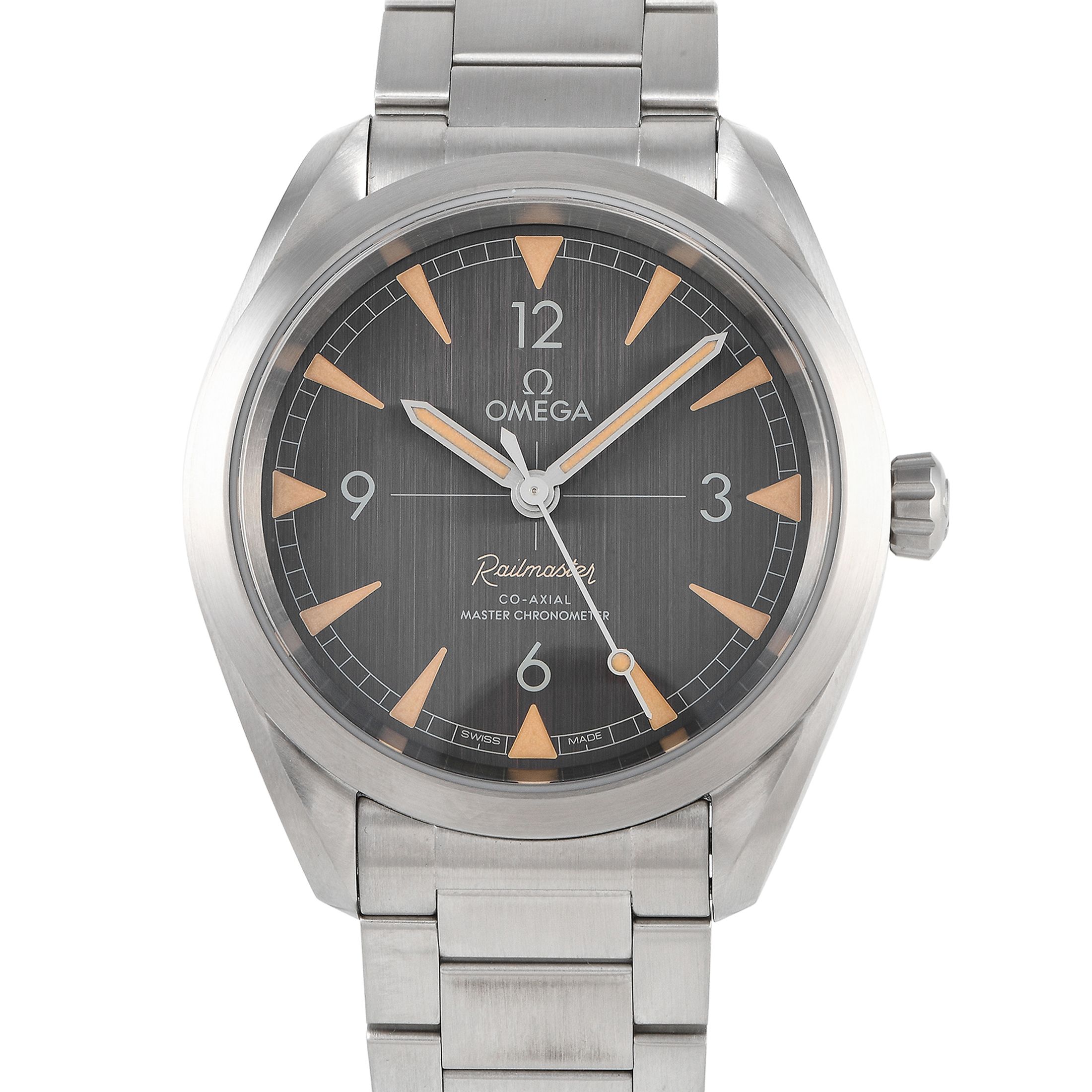 Omega Seamaster Railmaster Steel Watch 220.10.40.20.01.001