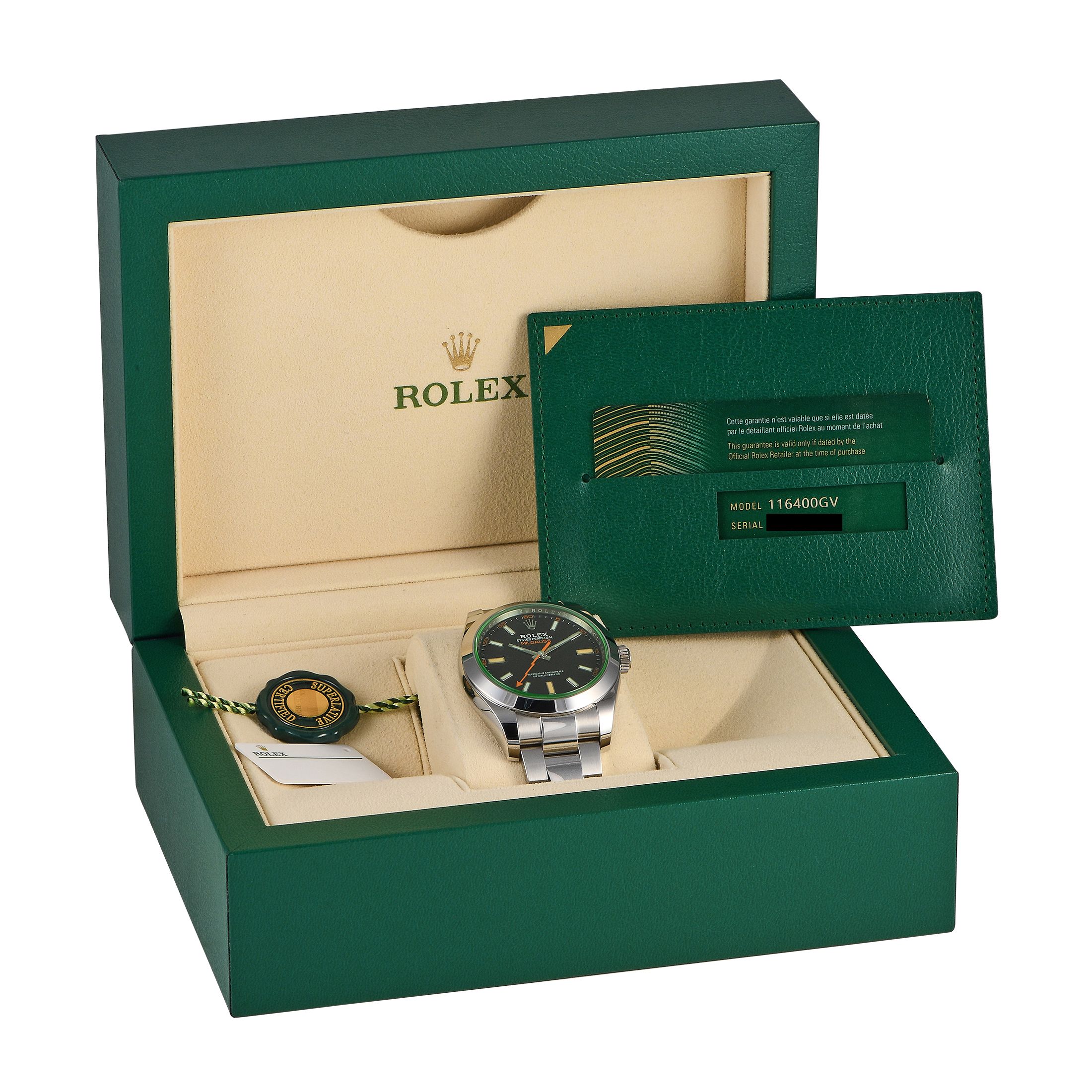 Rolex Milgauss Watch 116400GV