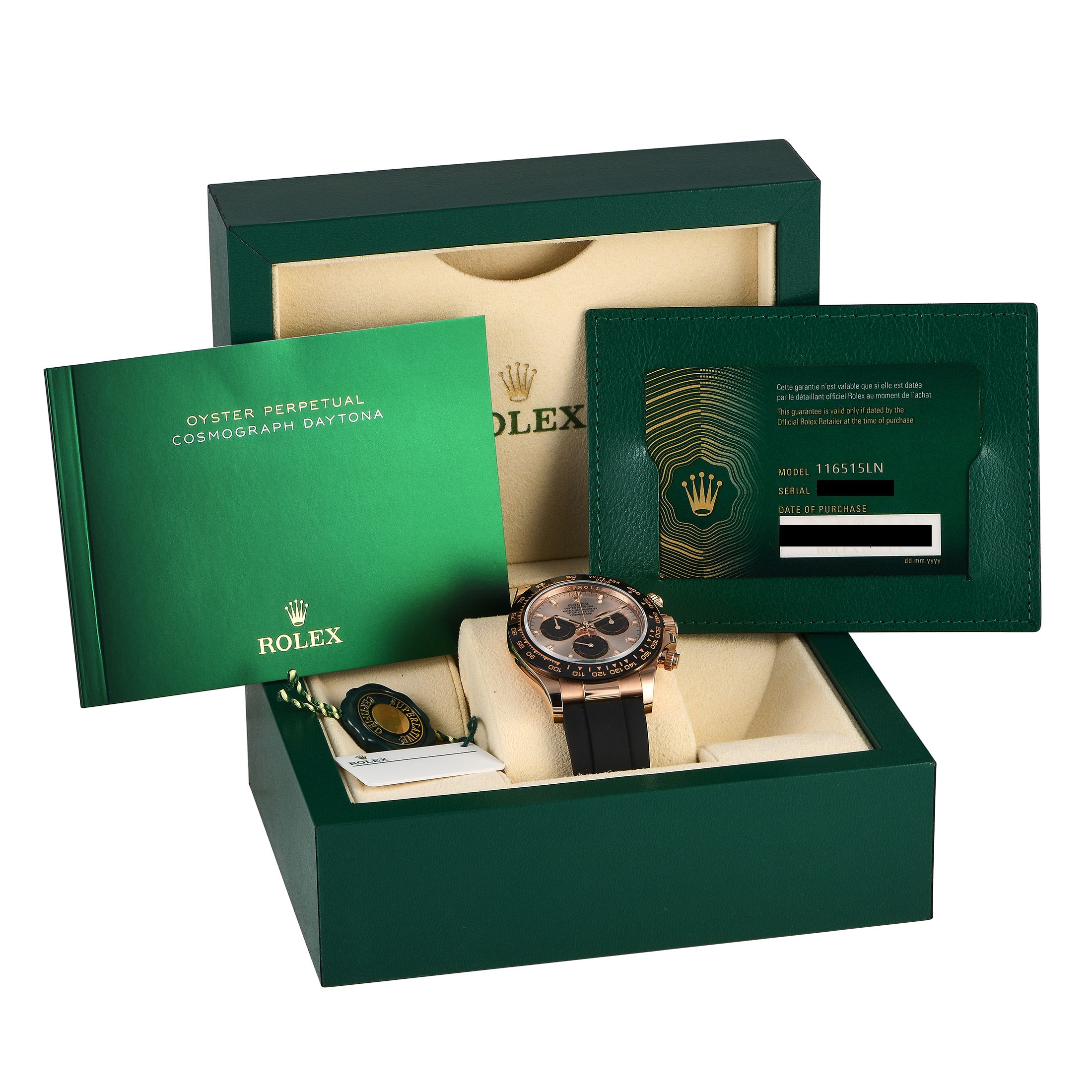 Rolex Daytona Everose Gold Watch 116515LN