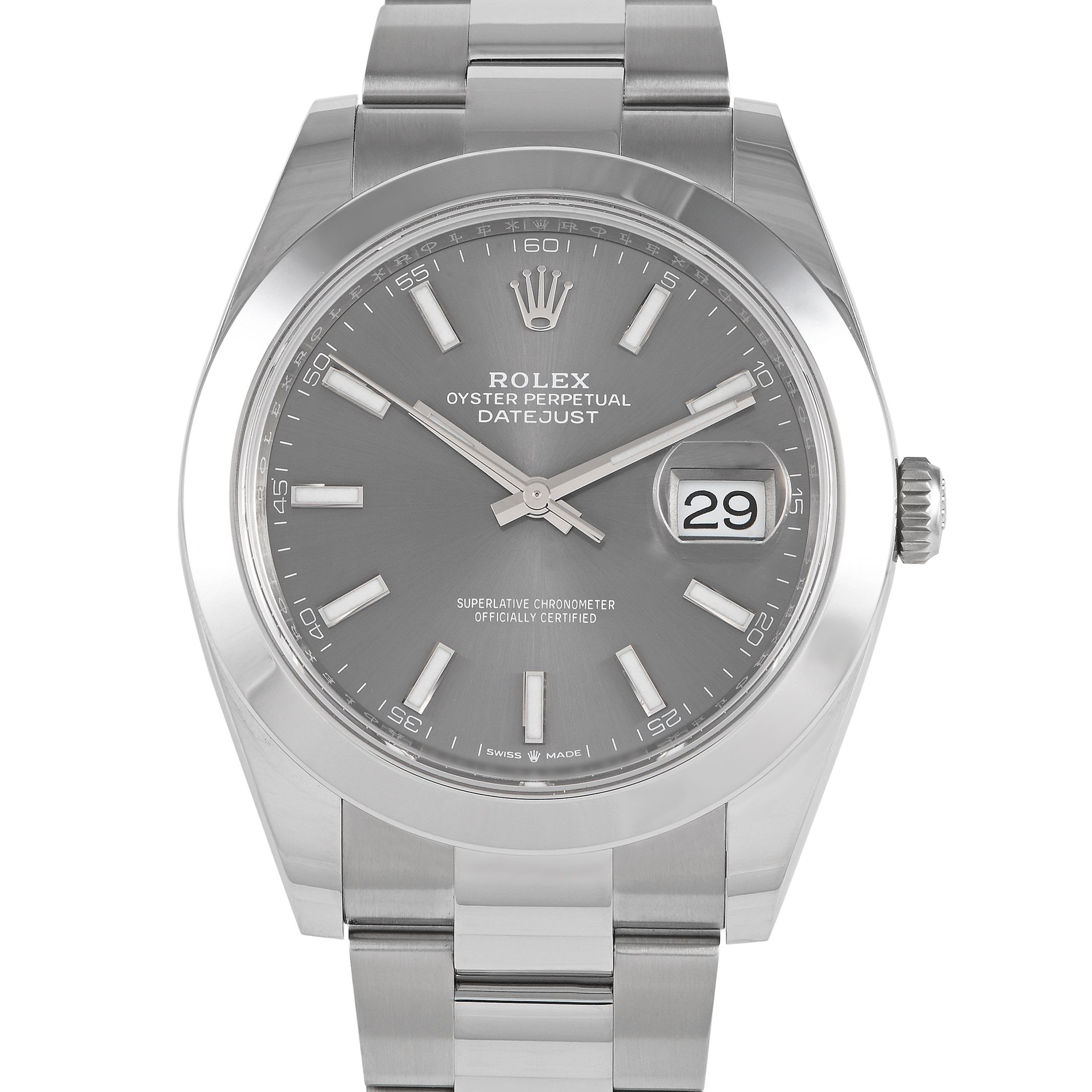 Rolex Datejust 41 Slate Dial Watch 126300