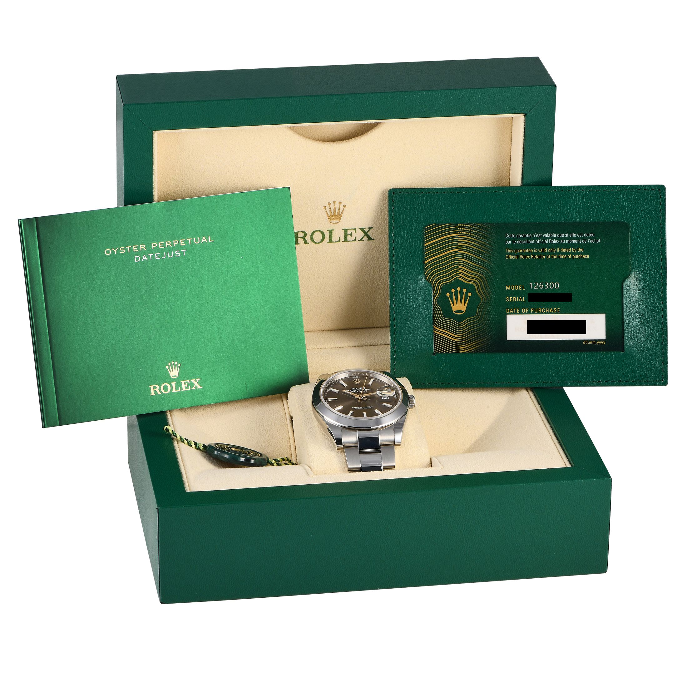 Rolex Datejust 41 Slate Dial Watch 126300