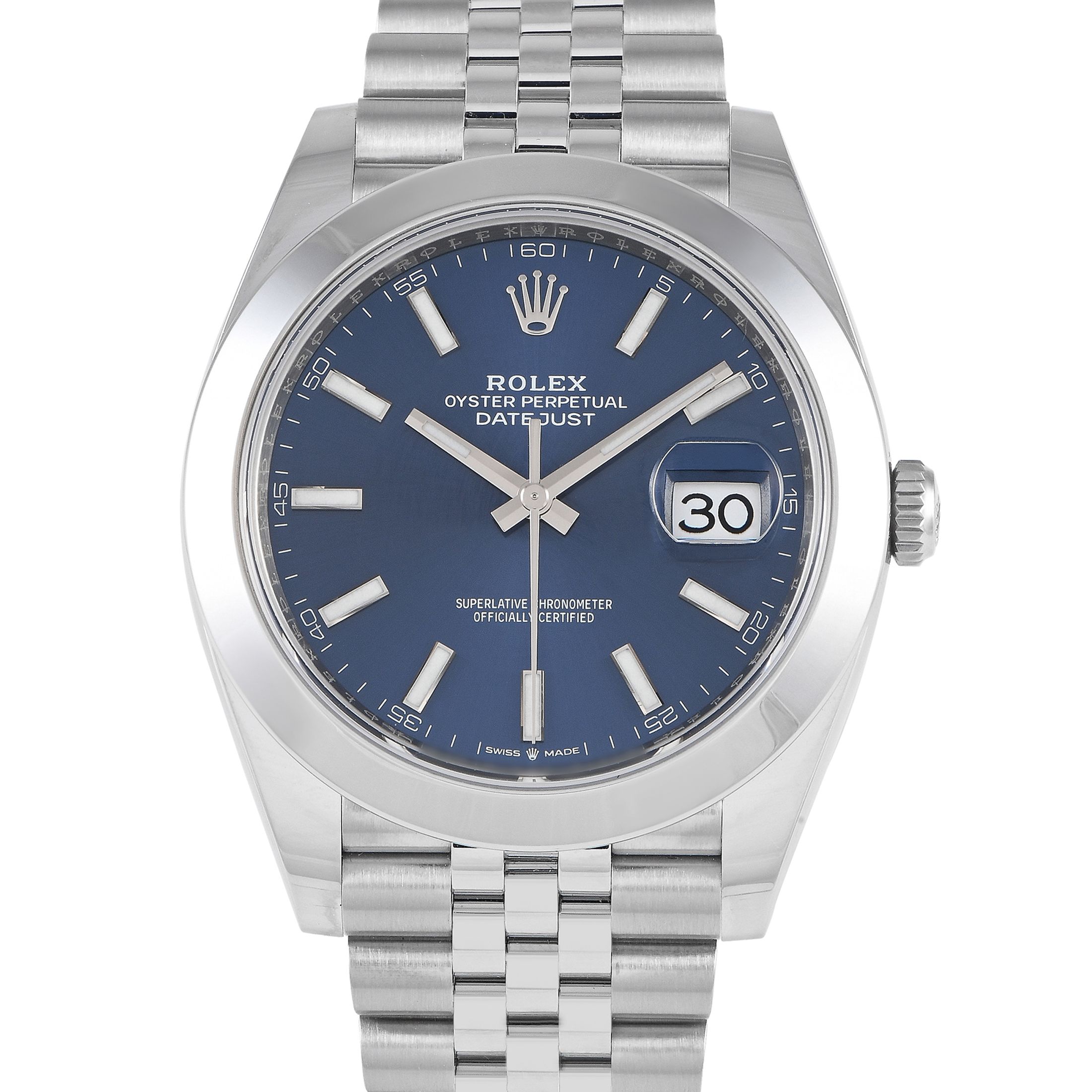 Rolex Datejust 41 Blue Dial Watch 126300