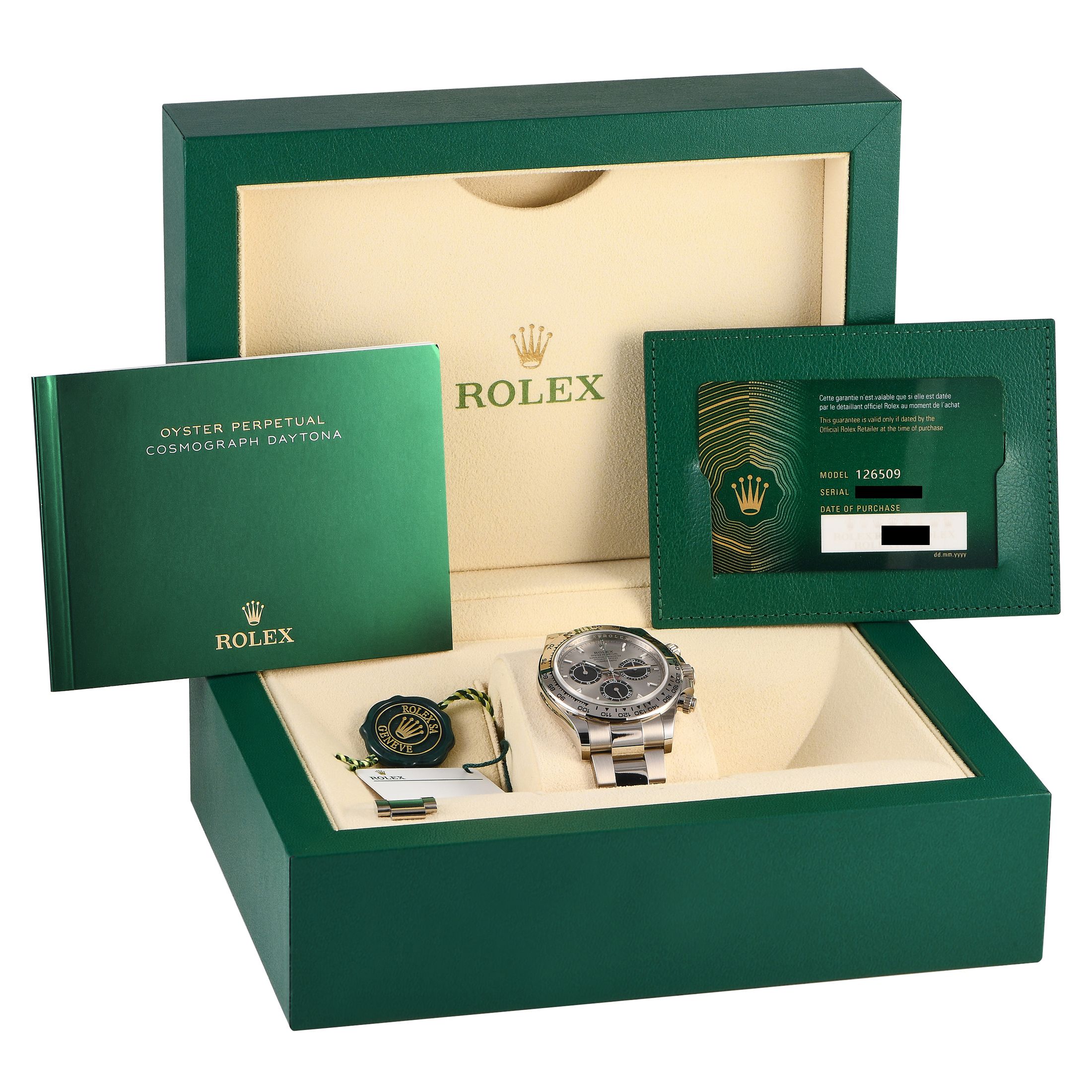 Rolex Daytona Steel Dial Watch 126509