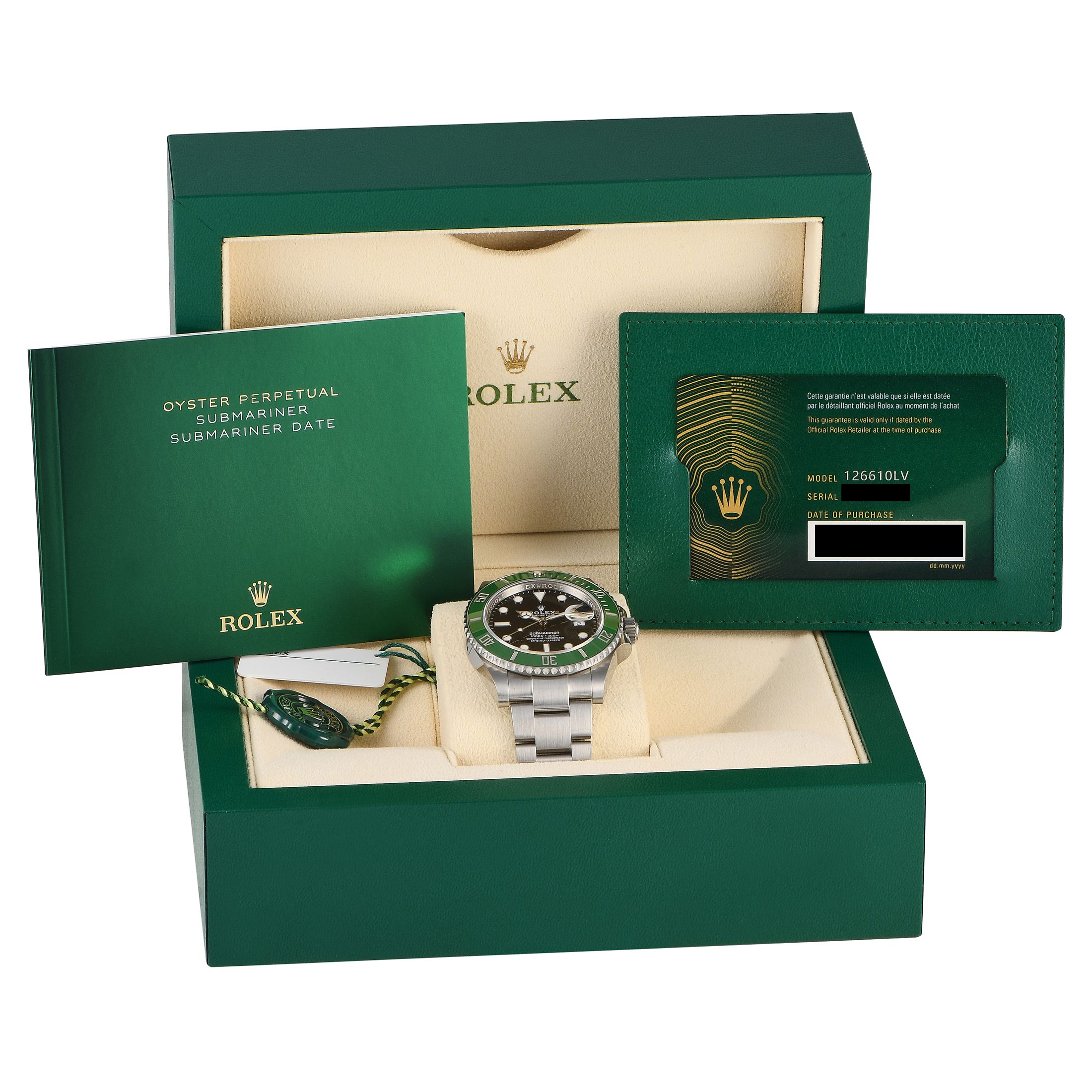 Rolex Submariner Date Watch 126610LV