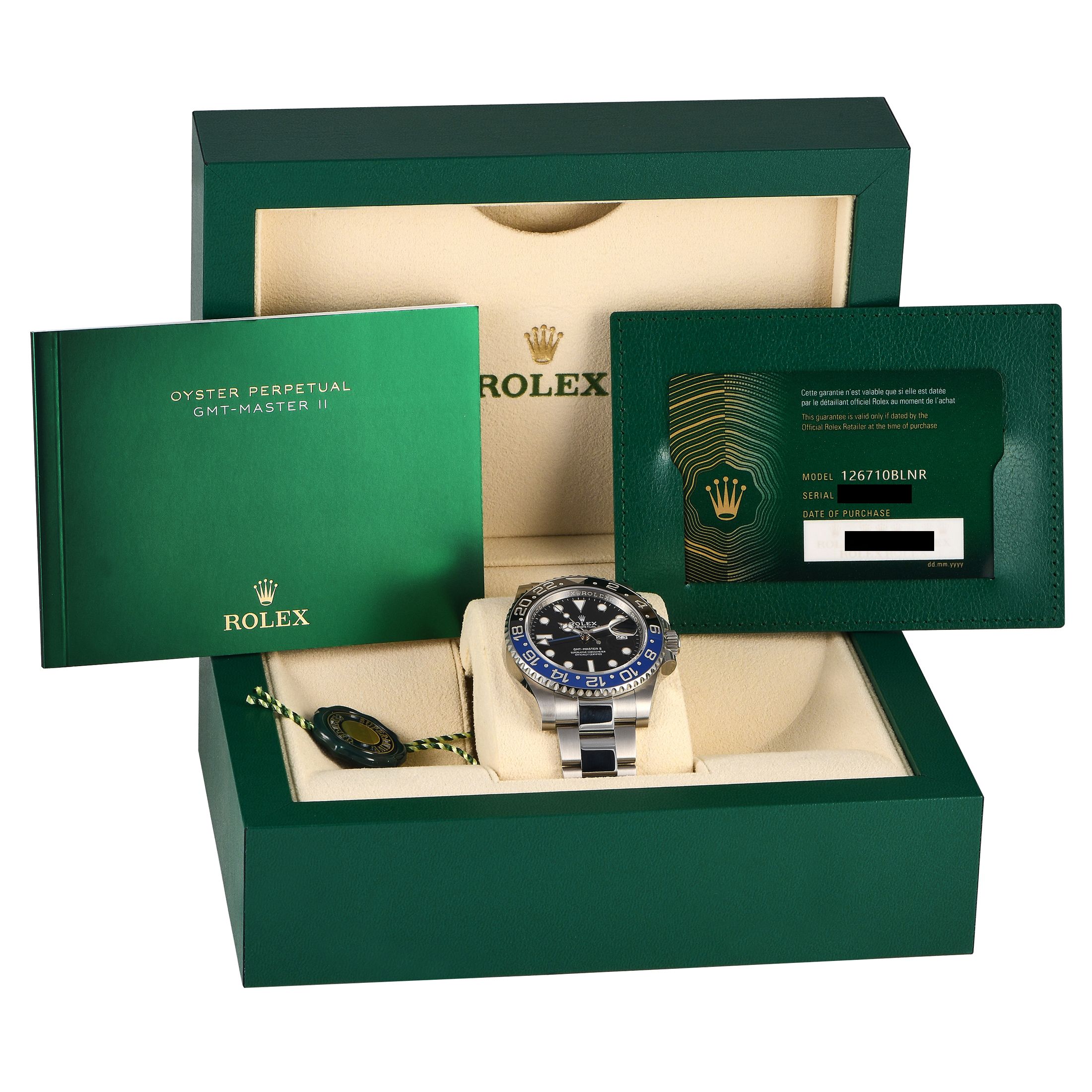Rolex GMT-Master II Watch 126710BLNR