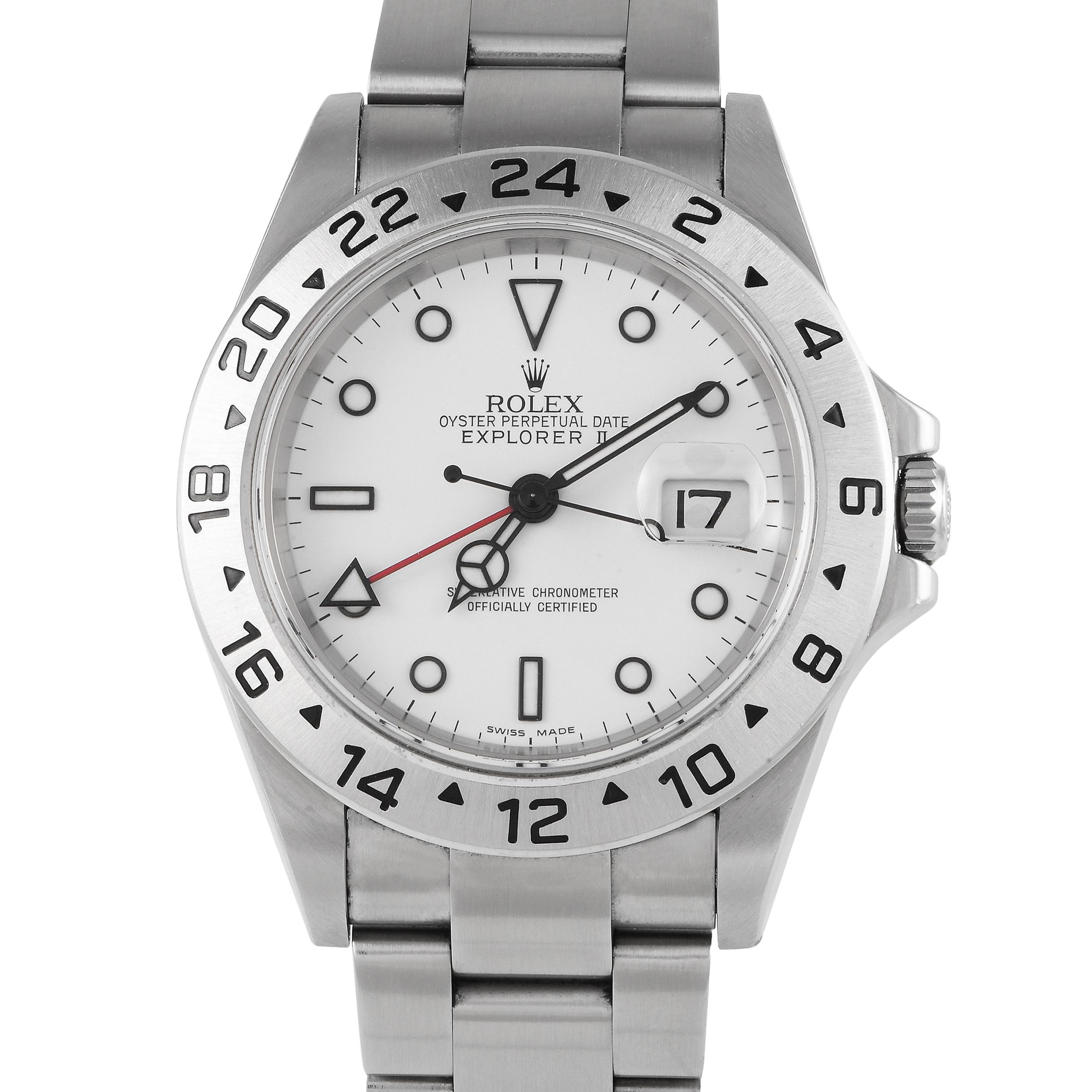 Rolex Explorer II White Dial Watch 16570