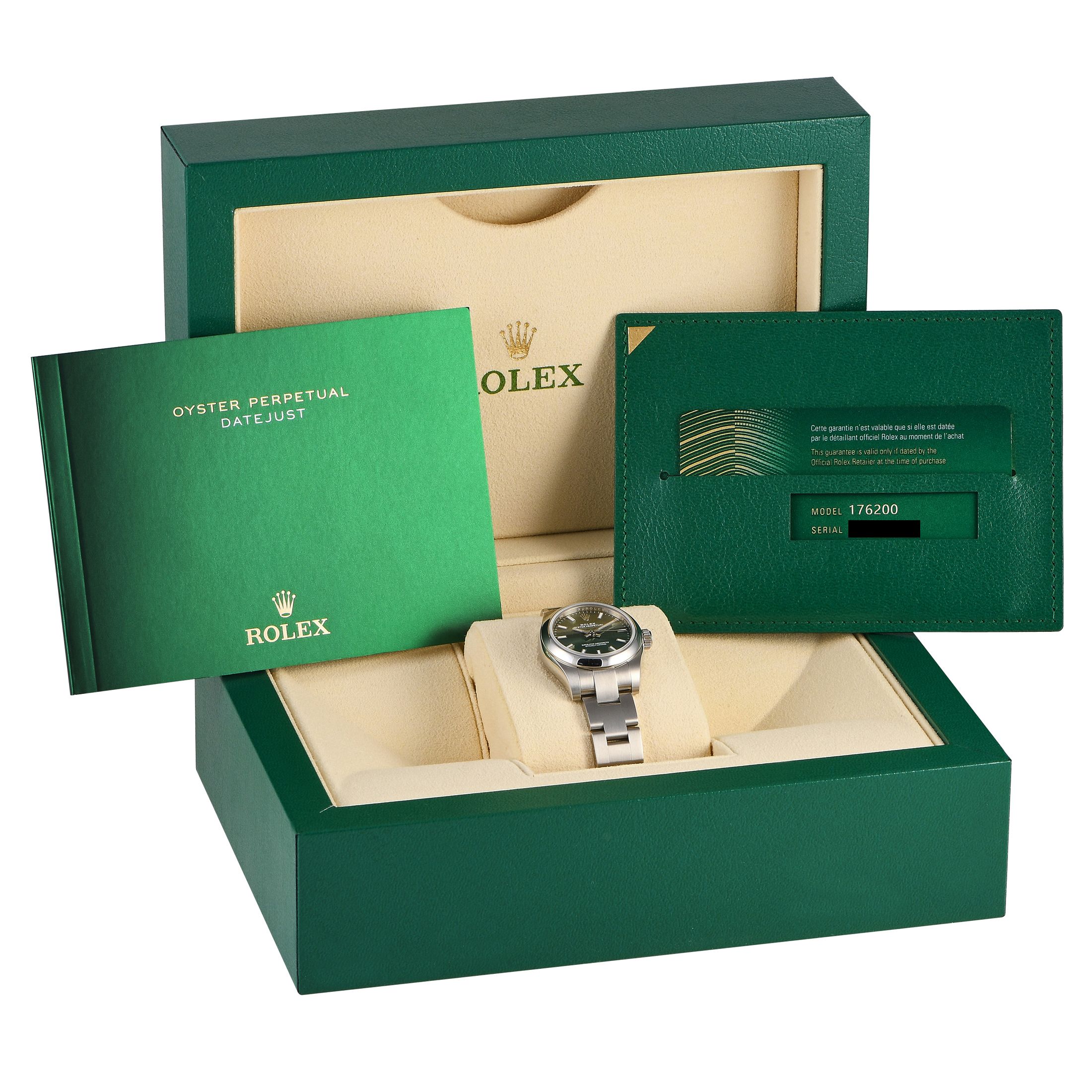 Rolex Oyster Perpetual Grey Dial Ladies Watch 176200