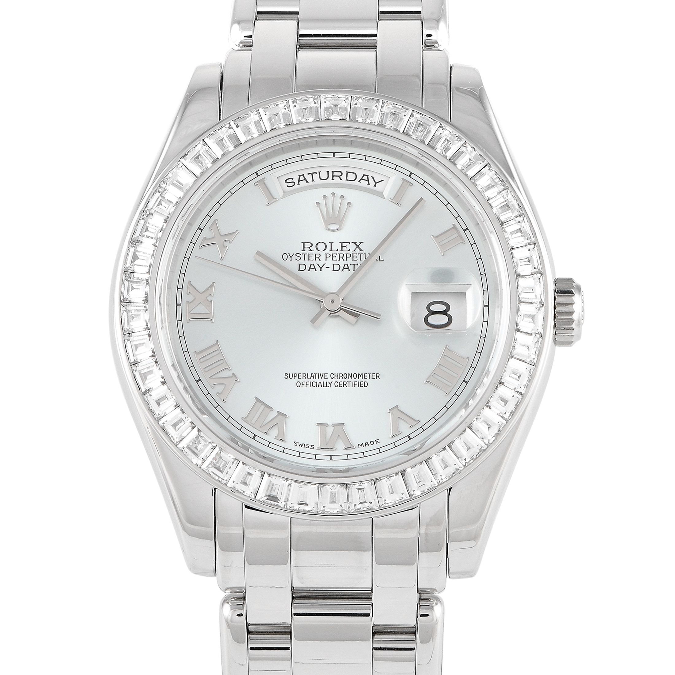 Rolex Day-Date Glacier Blue Dial Watch 18956