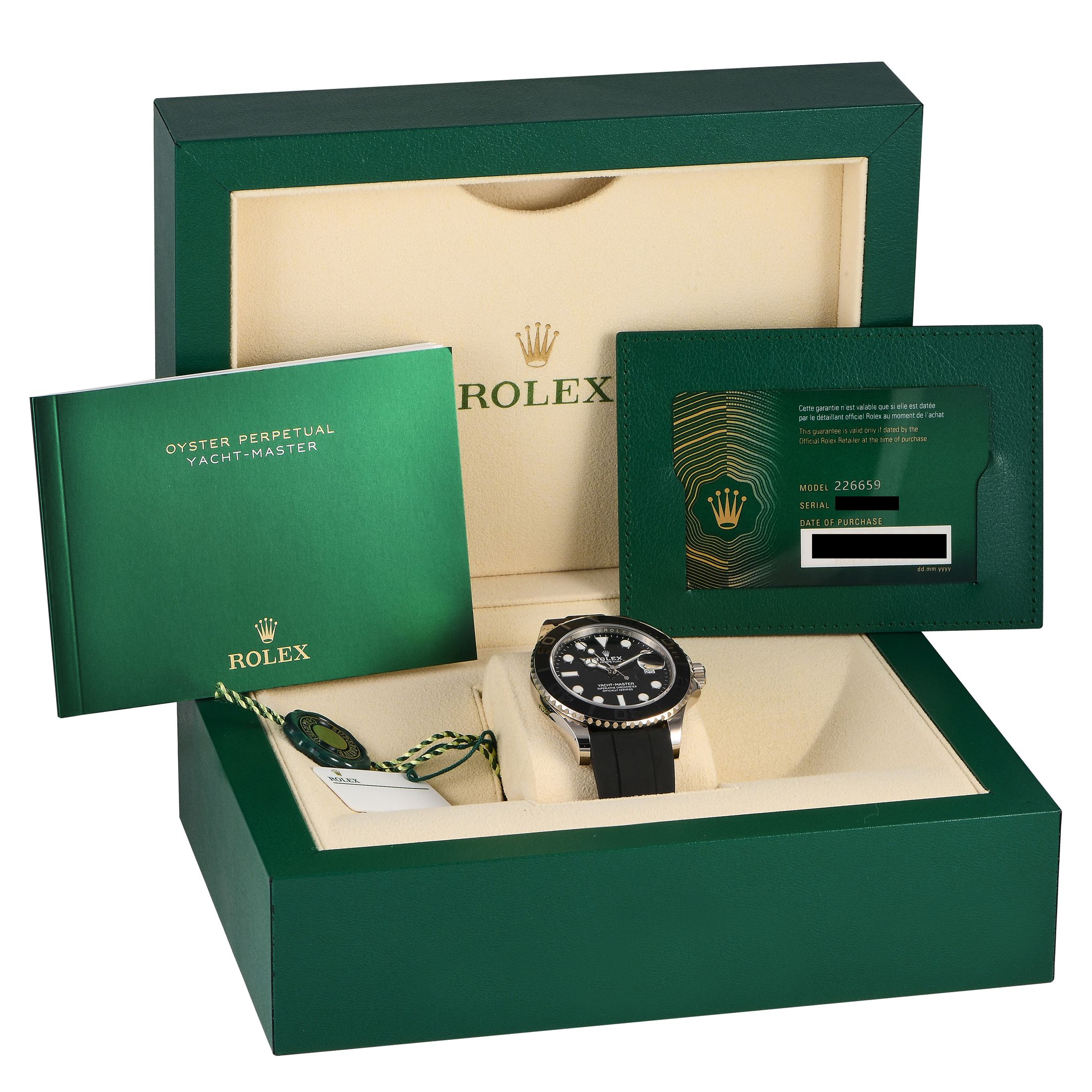 Rolex Yacht-Master 42 White Gold Watch 226659