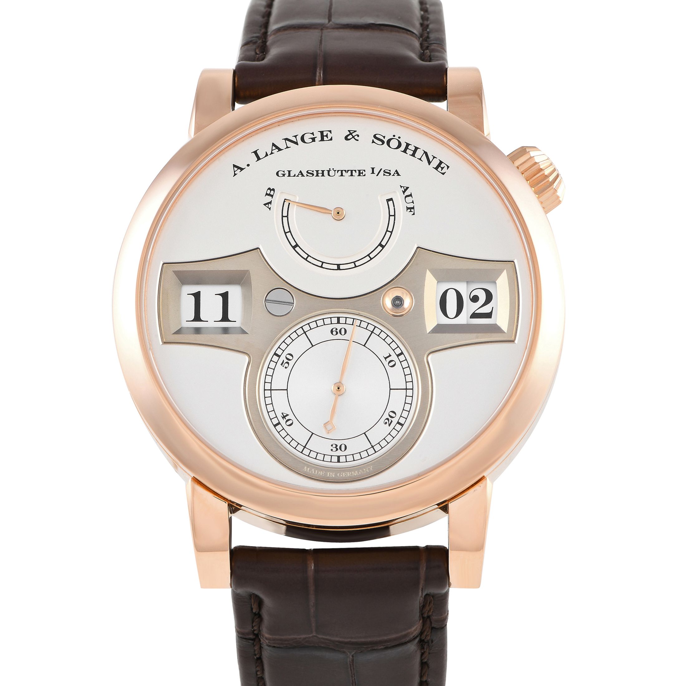 A. Lange & Sohne Zeitwerk Rose Gold Watch 140.032