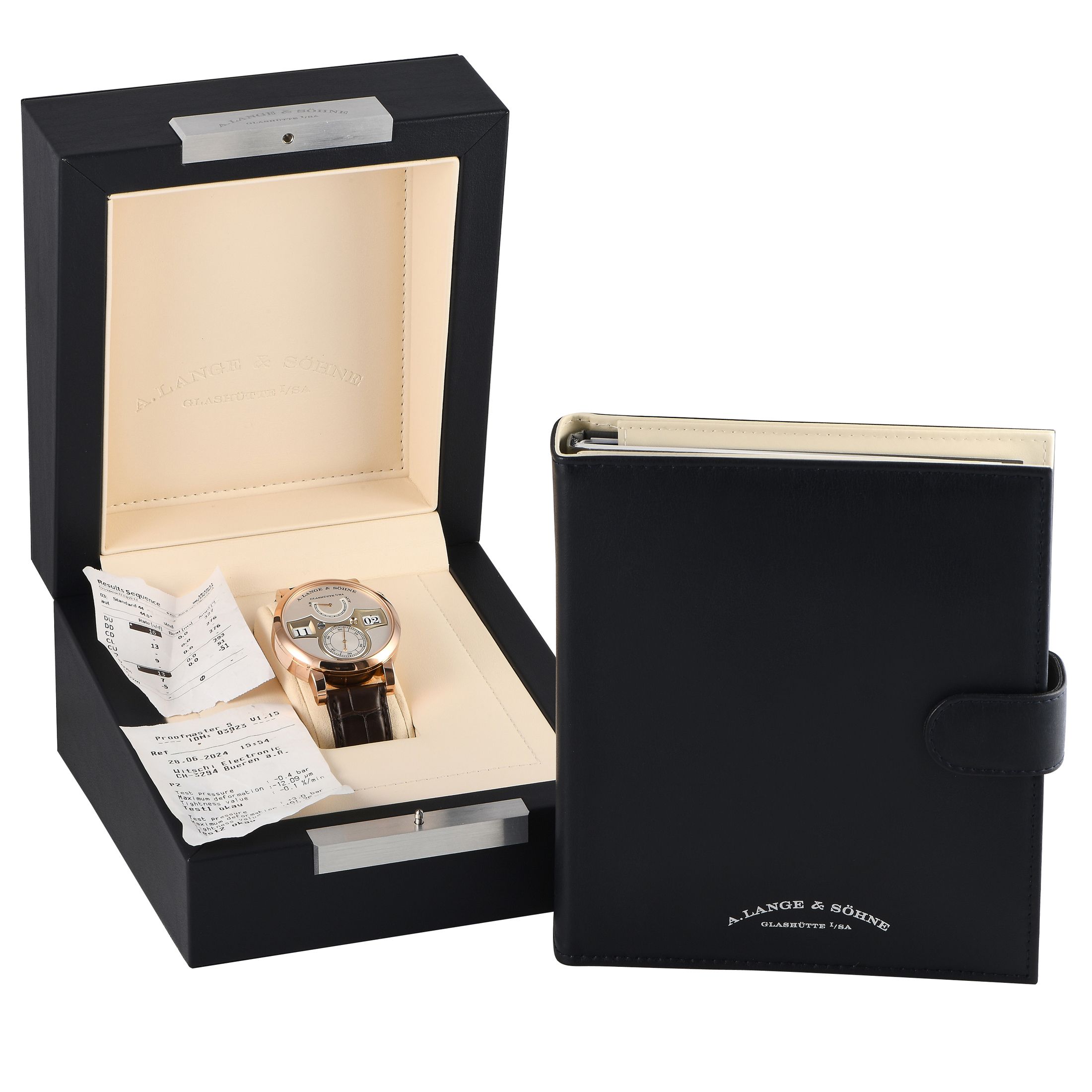 A. Lange & Sohne Zeitwerk Rose Gold Watch 140.032