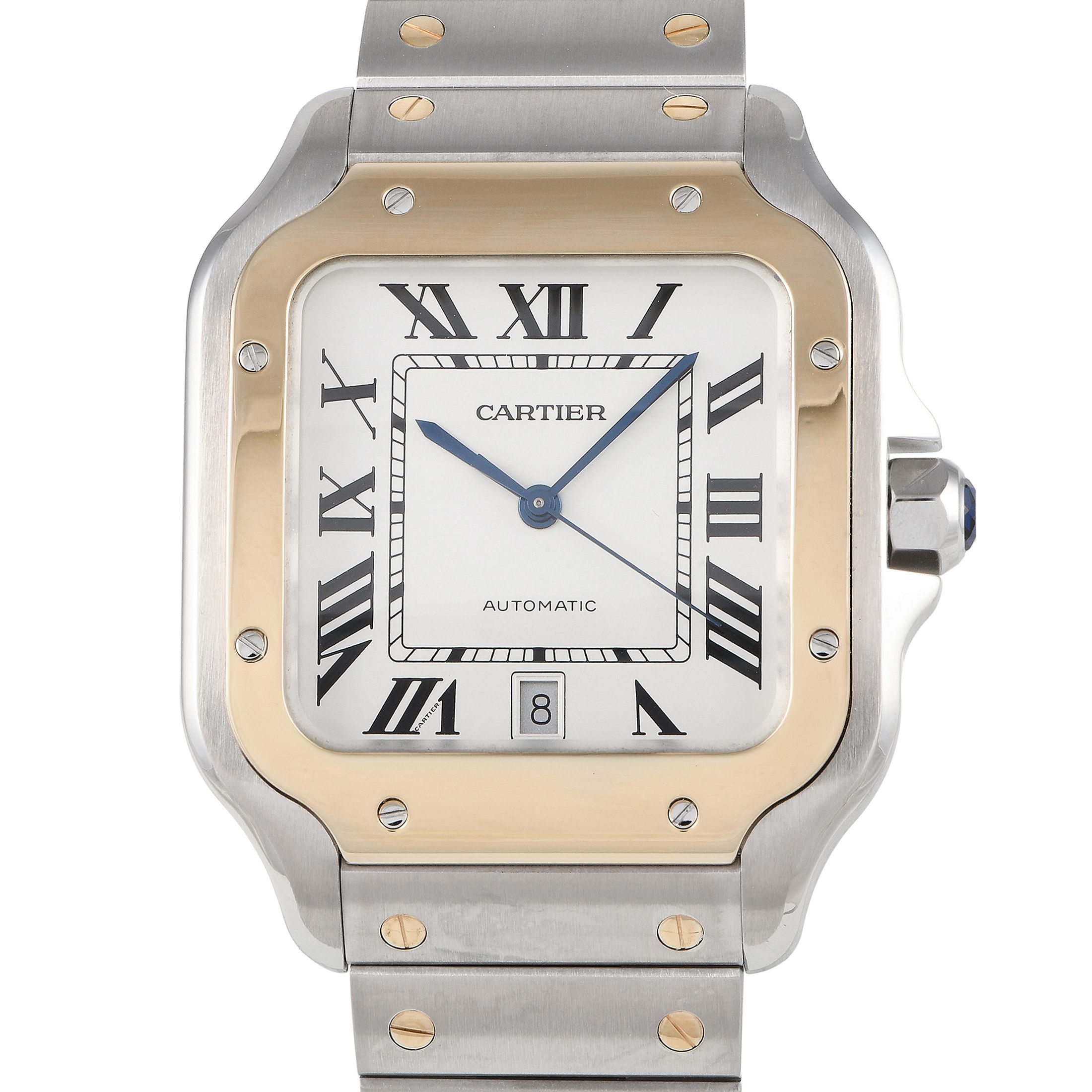 Cartier Santos Large Model Two-Tone Watch W2SA0006