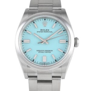 Rolex Oyster Perpetual 36 Turquoise Dial Watch 126000
