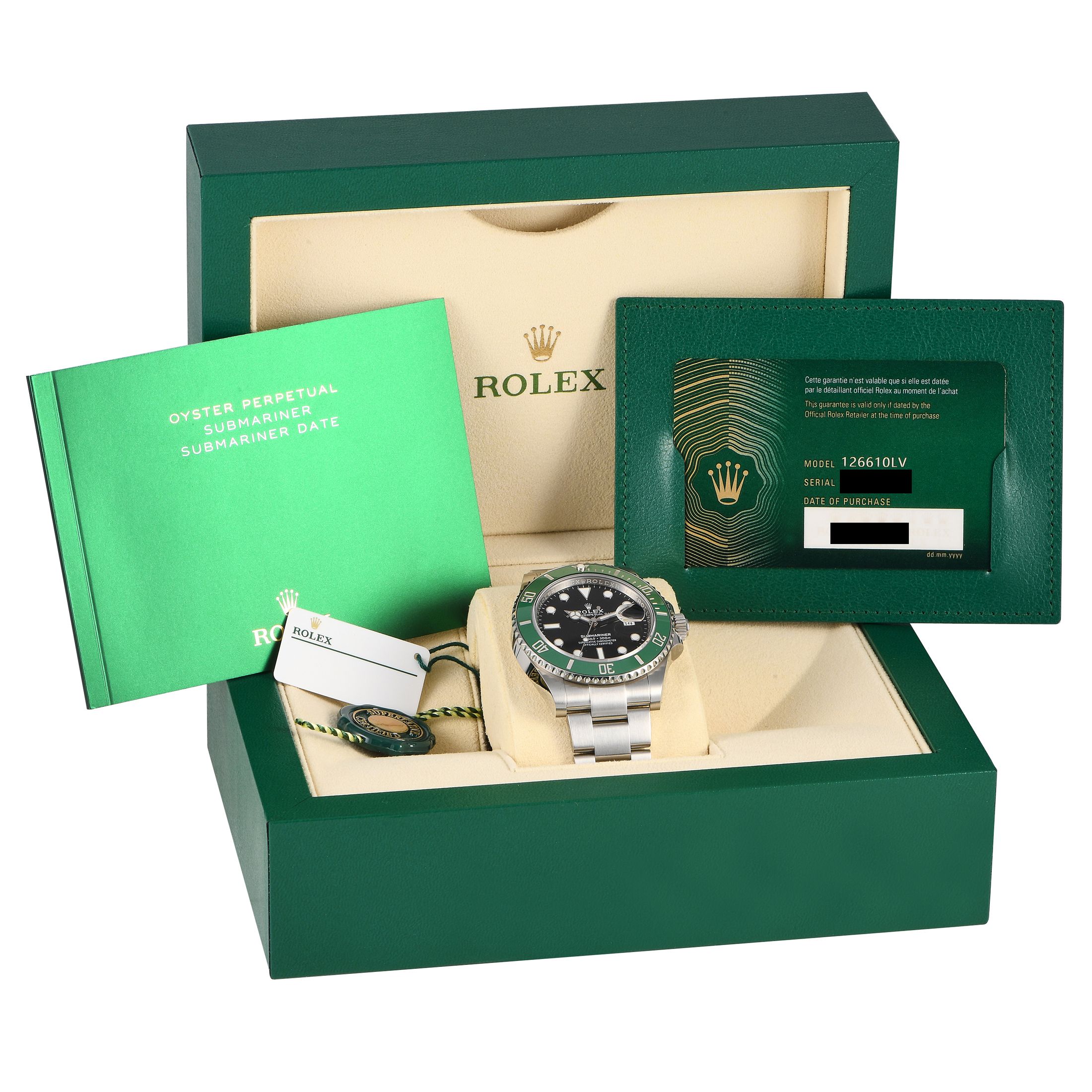 Rolex Submariner Date Watch 126610LV-0002
