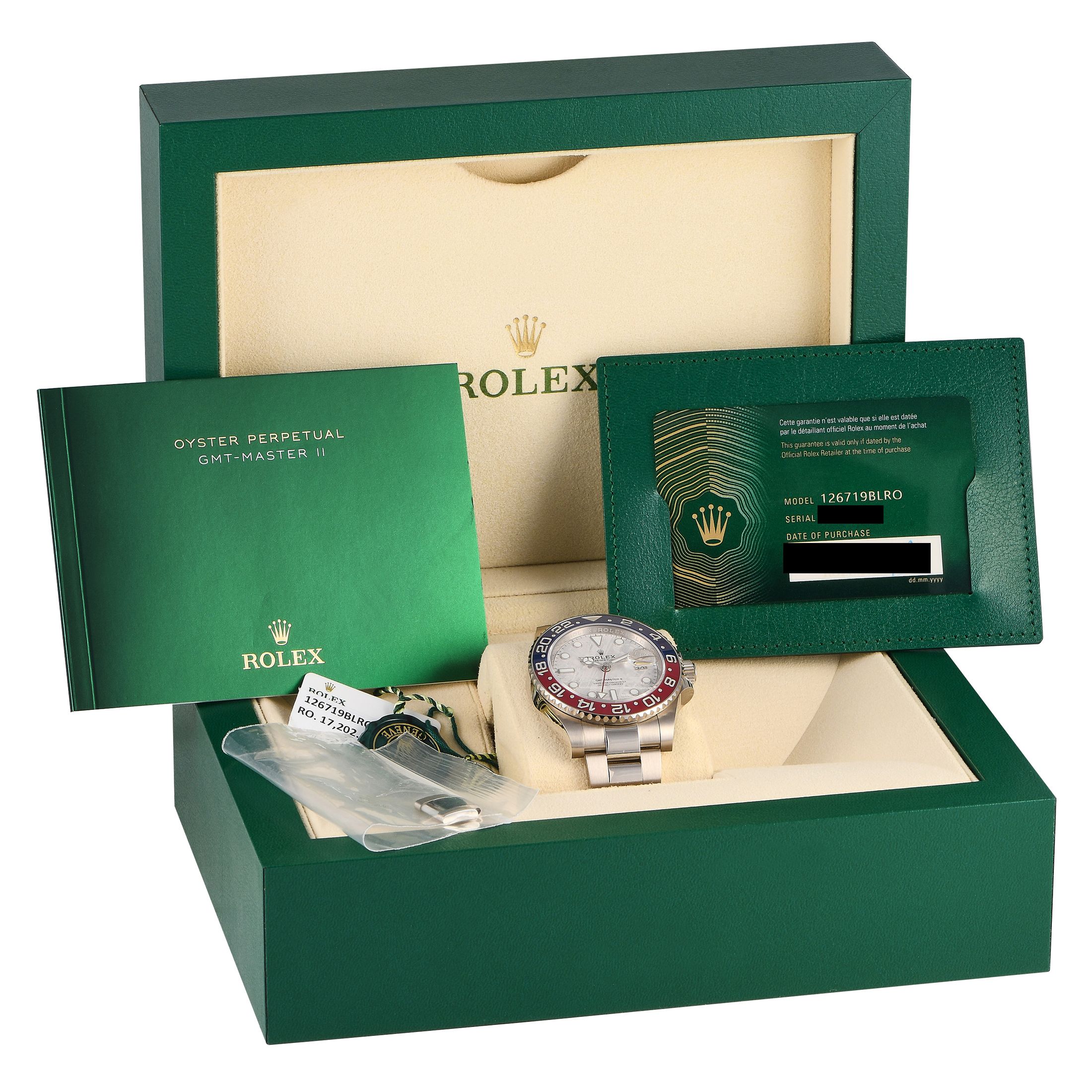 Rolex GMT-Master II Meteorite Dial Watch 126719BLRO