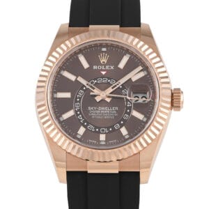 Rolex Sky-Dweller 18K Everose Gold Watch 326235